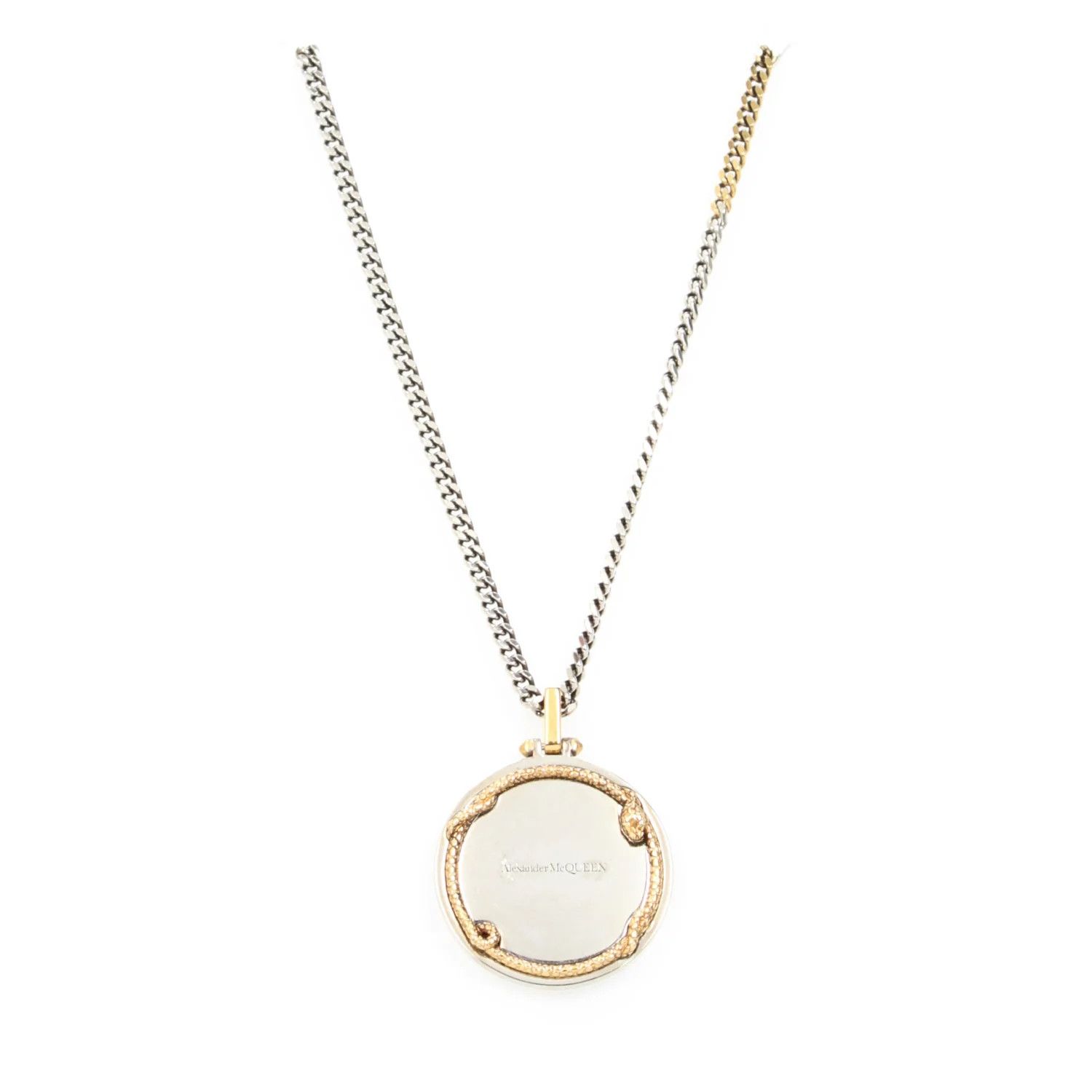 Alexander McQueen ob1o1e0225 Size: OS / Brass Necklace in Silver/Gold Size ONE SIZE - 1 Preview