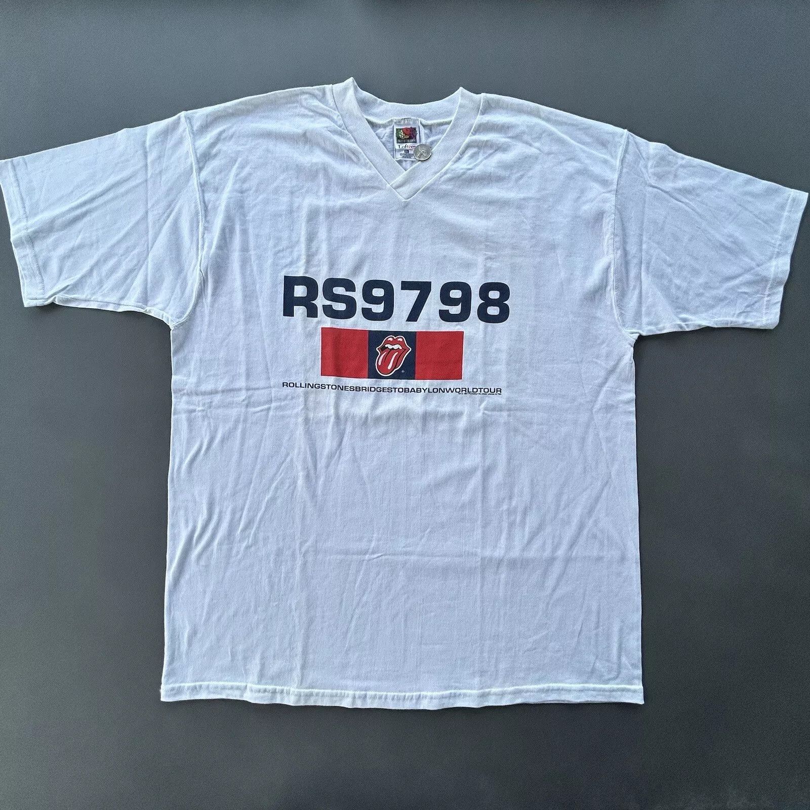 The Rolling Stones Vintage Rolling Stones Shirt Adult XL Bridges To Size US XL / EU 56 / 4 - 1 Thumbnail