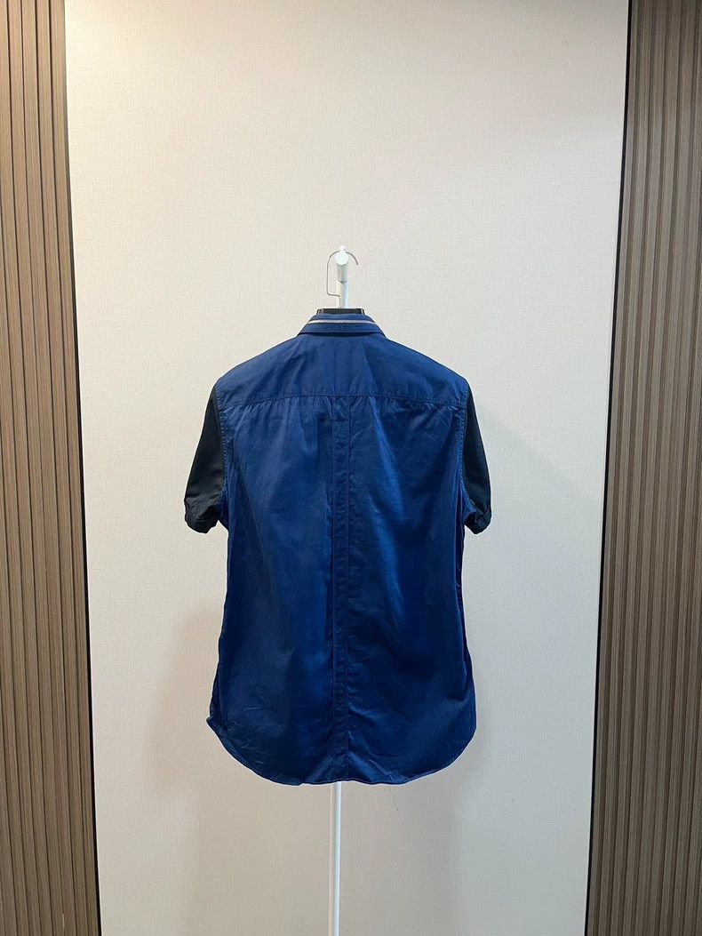 Gucci Gucci Blue and gray pocket letter Logo short-sleeved shirt Size US XS / EU 42 / 0 - 2 Thumbnail