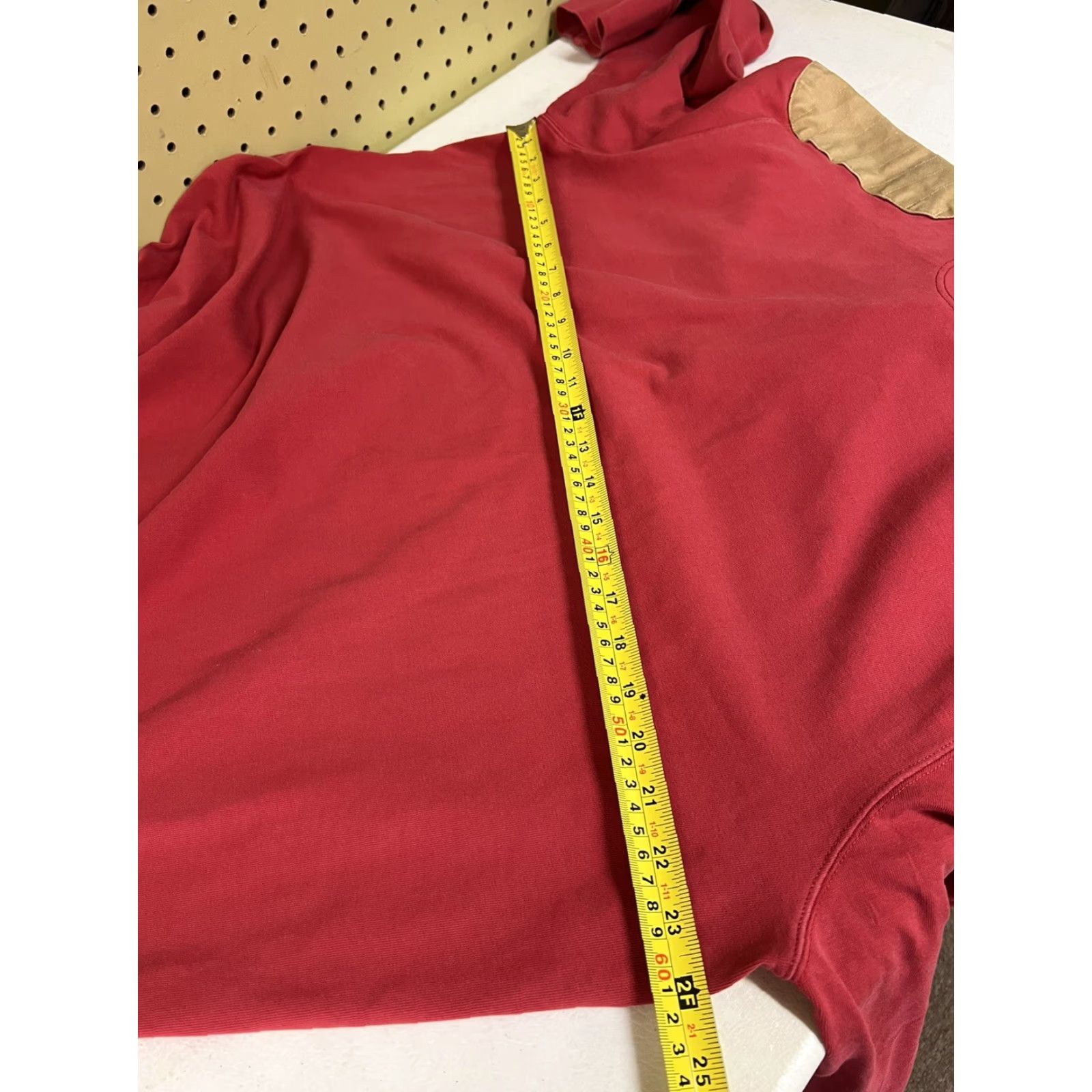 Orvis VINTAGE Orvis Long Sleeve Polo Shirt Rugby L Men’s Red 1990s Cotton Shirt Mens Size US L / EU 52-54 / 3 - 5 Thumbnail