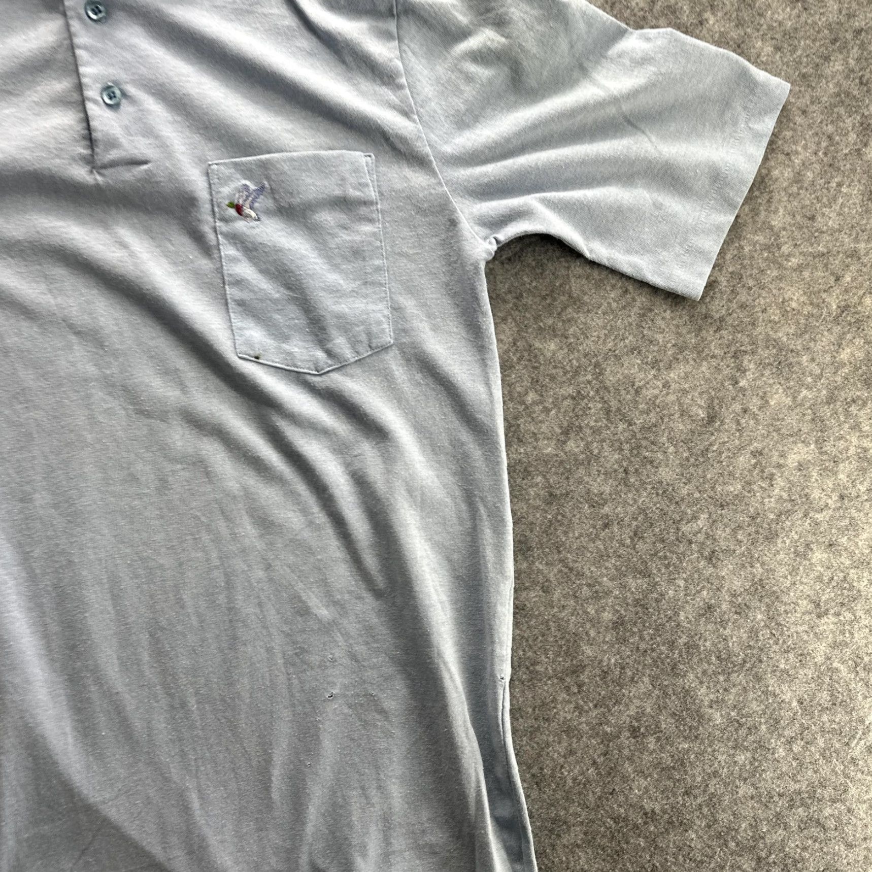 Vintage VINTAGE Raintree Southern Collection Polo Shirt Mens M Blue Bird Pocket 90s Size US M / EU 48-50 / 2 - 4 Thumbnail