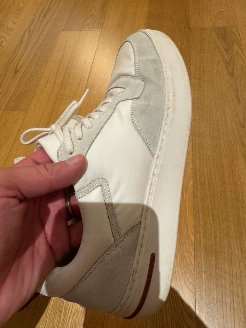 Loro Piana LORO PIANA Newport Walk White Athletic Shoes Size US 10 / EU 43 - 5 Thumbnail