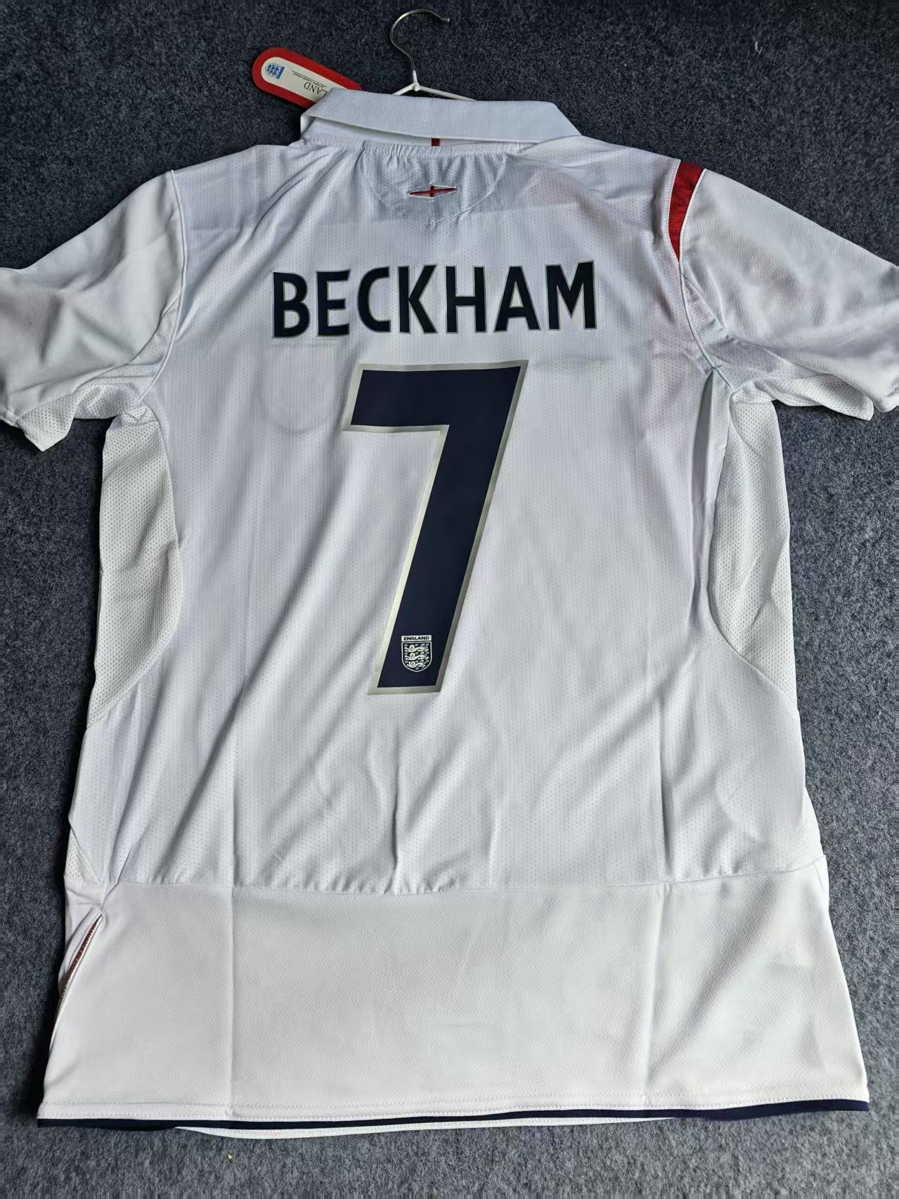 2006 England #7 David Beckham Jersey