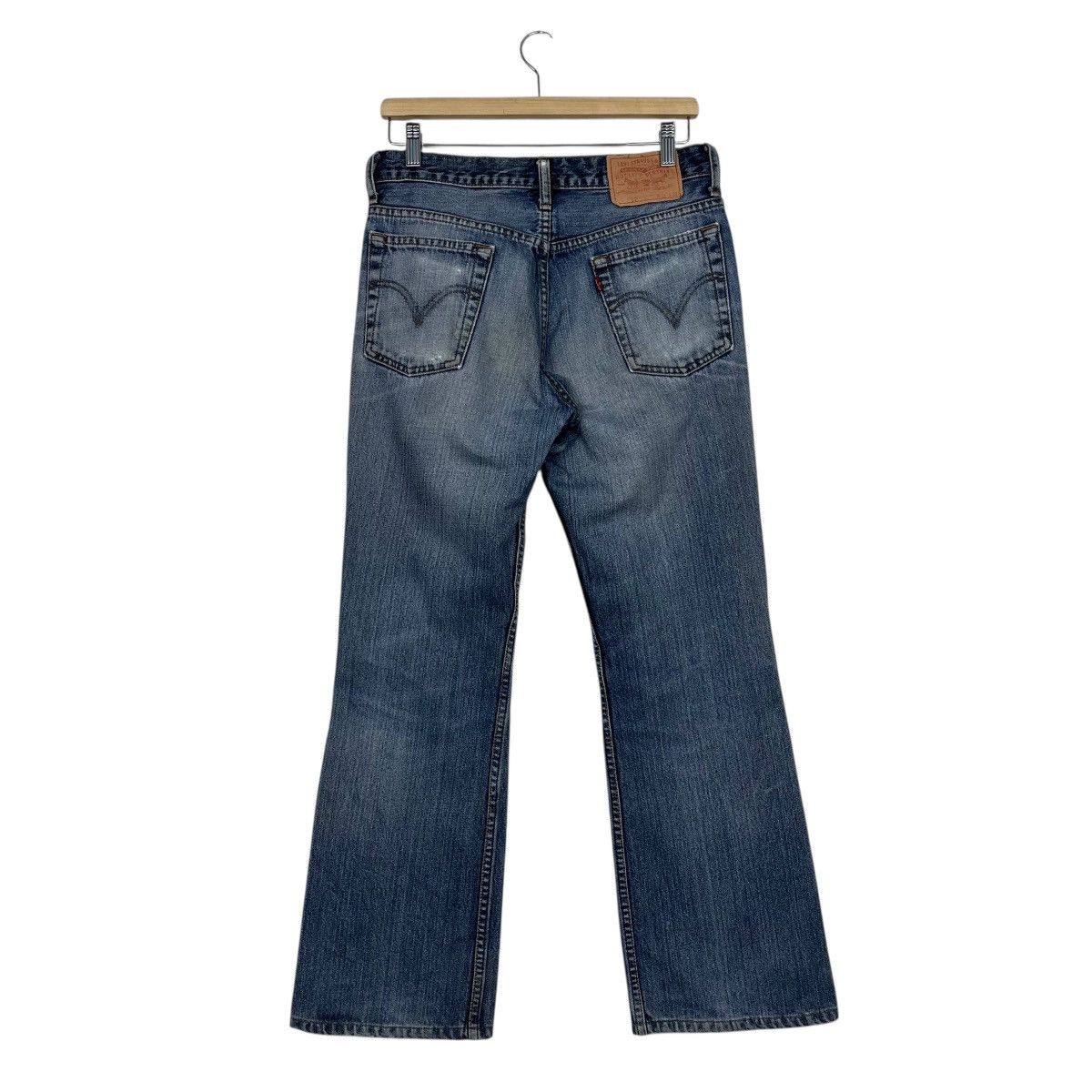 Levi's Vintage Levis Disressed Flare Denim Jeans Size US 30 / EU 46 - 5 Thumbnail