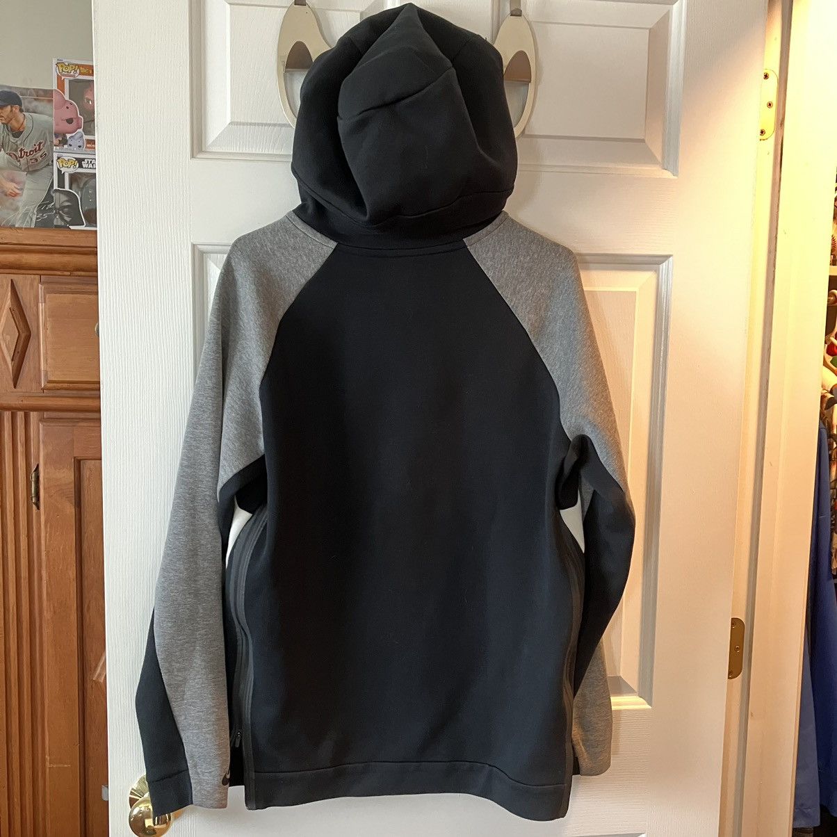 Nike Nike Tech Fleece Beige Gray Black Hoodie Sweatshirt Medium Size US M / EU 48-50 / 2 - 2 Thumbnail