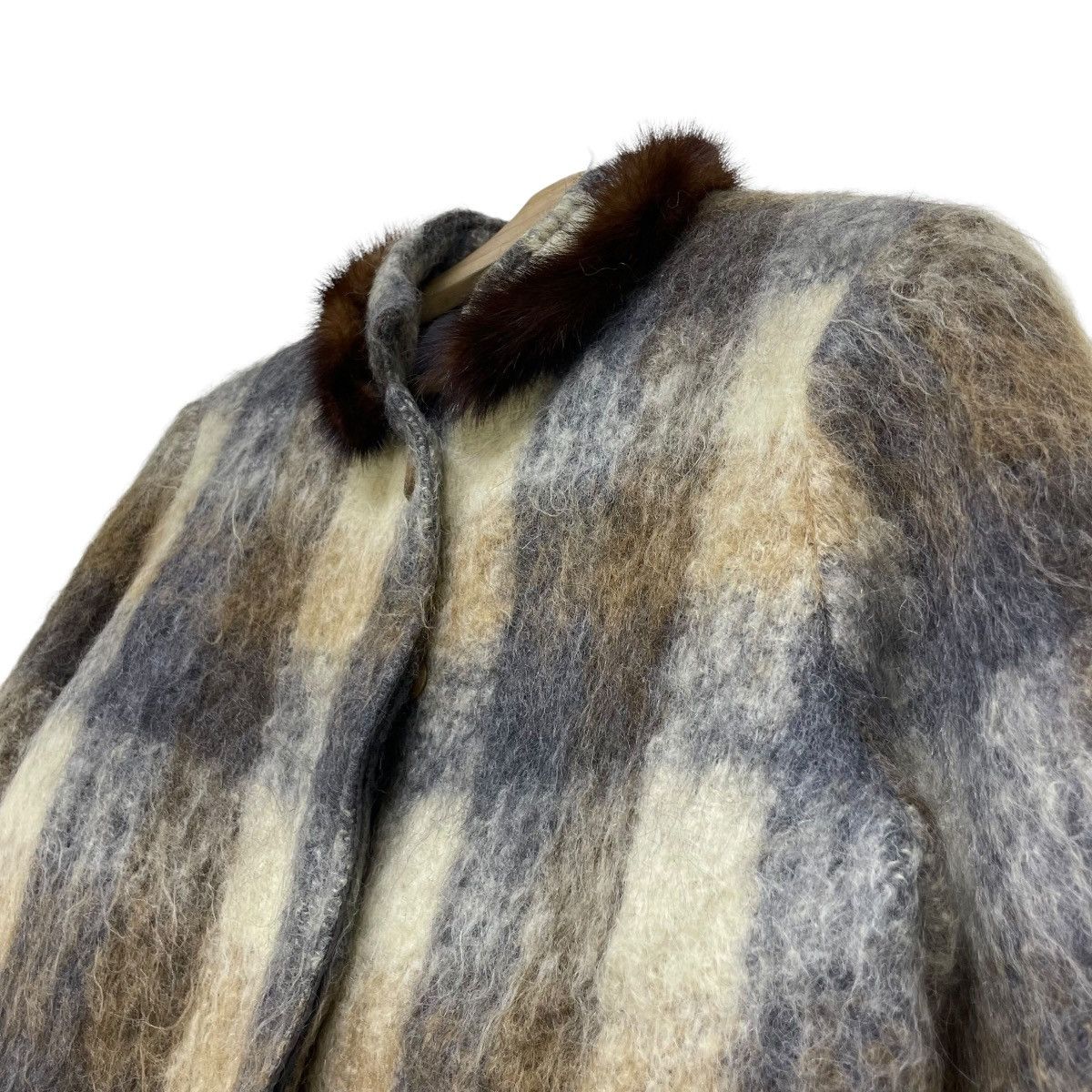 Japanese Brand × Nutmeg Japanese Brand Nutmeg Mohair Jacket Size M / US 6-8 / IT 42-44 - 3 Thumbnail