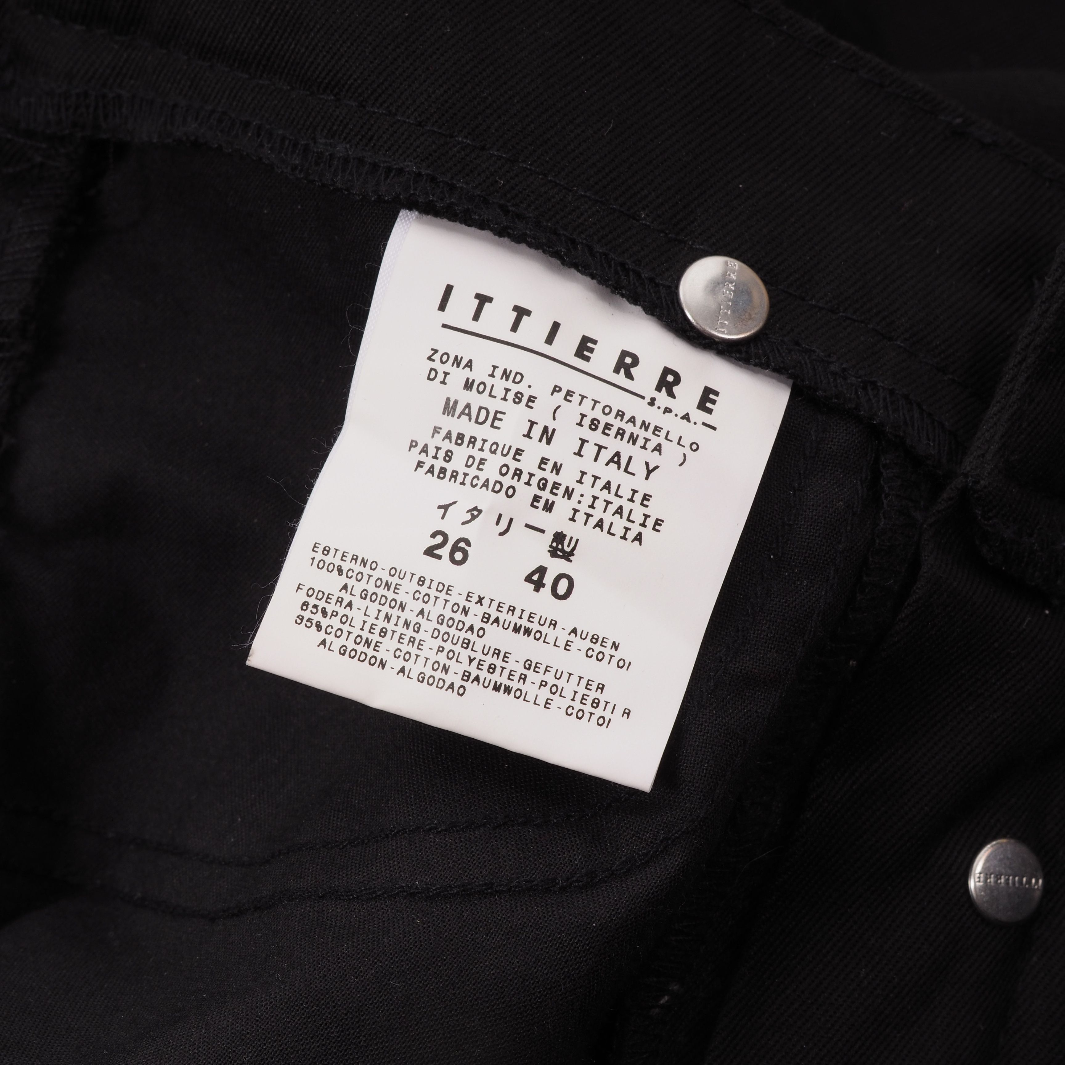 Versace × Versace Jeans Couture × Vintage Versace Jeans Signature Vintage Black Lace Up Jeans Pants Size 27" / US 4 / IT 40 - 5 Thumbnail
