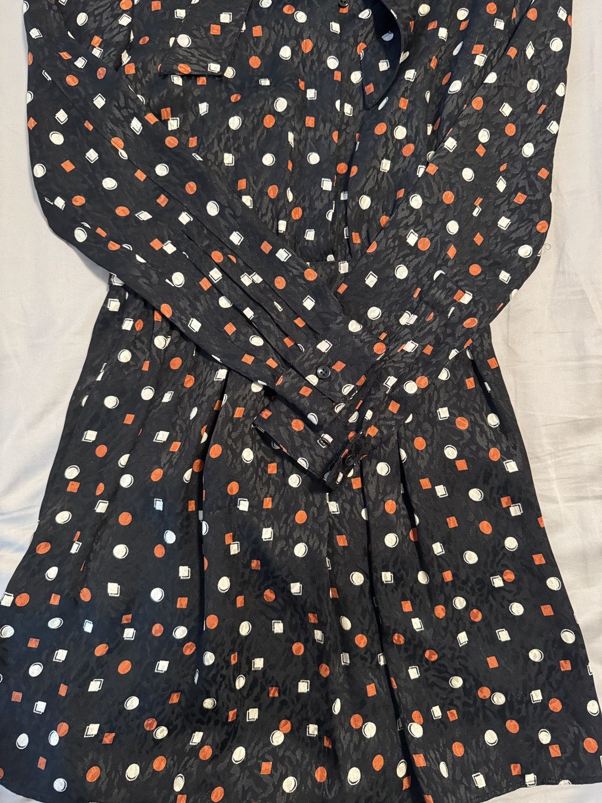 Saint Laurent Paris SAINT LAURENT Polka Dot Dress Size XXS / US 00 / IT 34 - 4 Thumbnail