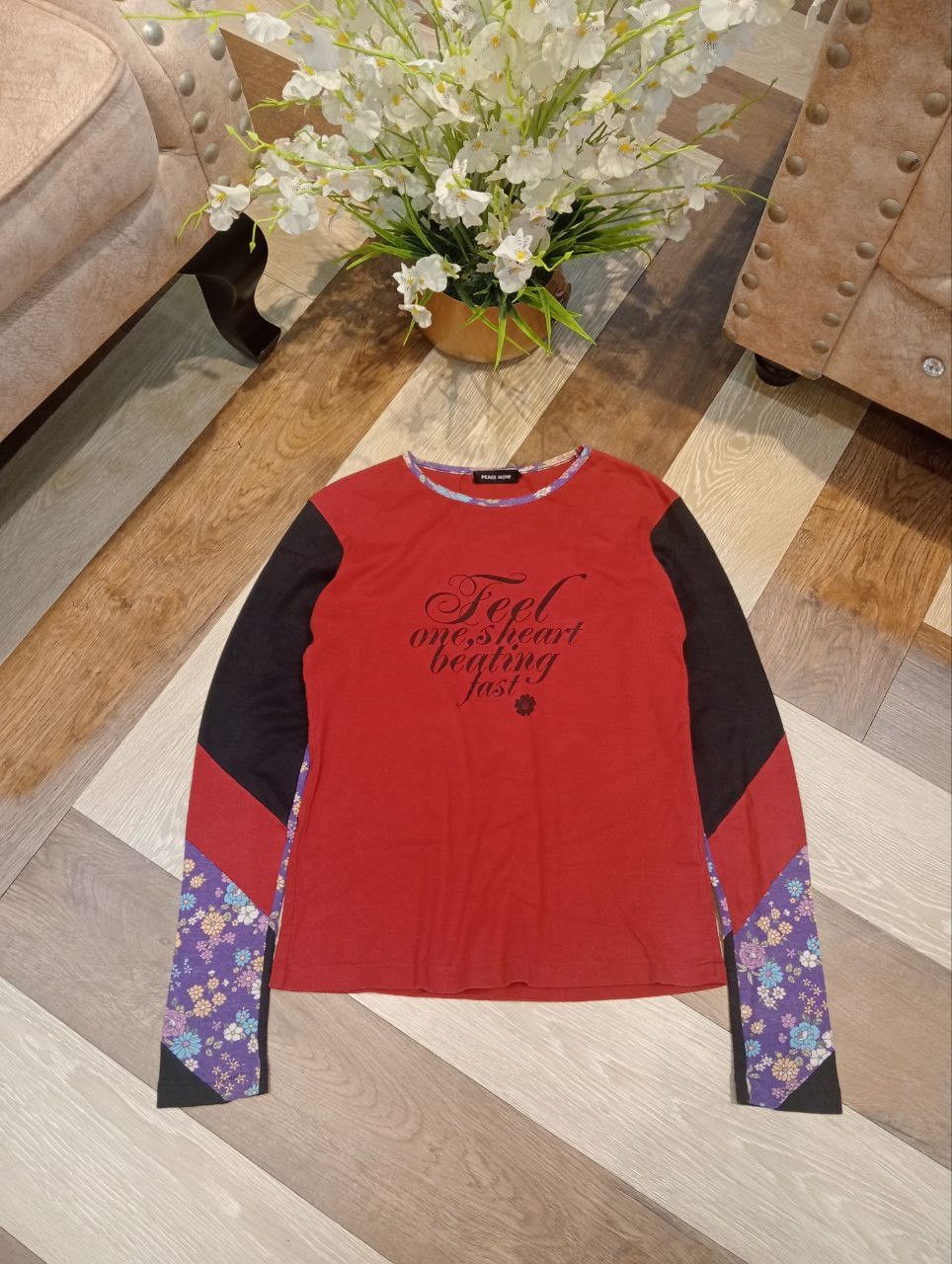 Japanese Brand PEACE NOW JAPAN LS TSHIRT - SIZE M Size M / US 6-8 / IT 42-44 - 1 Thumbnail
