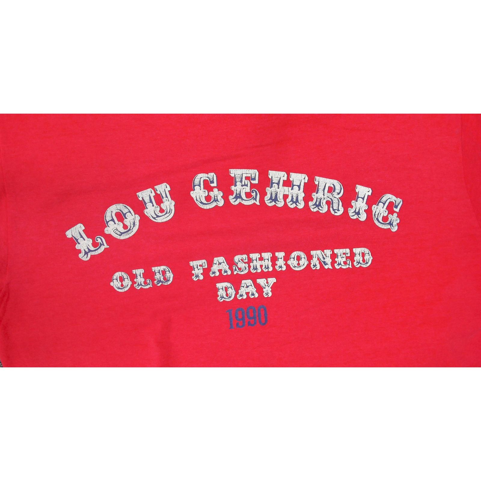 Vintage 1990 Lou Gehrig Screen Stars Best Tee XL Size US XL / EU 56 / 4 - 9 Thumbnail