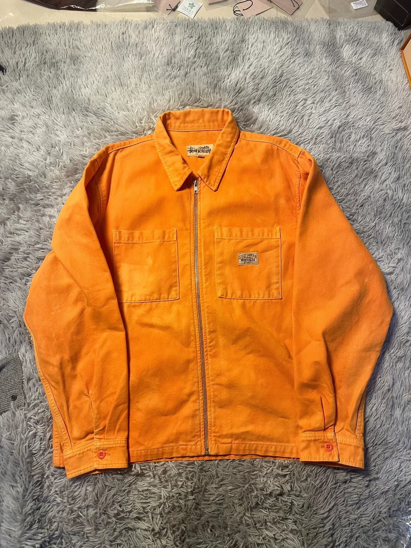 Stussy FW22 Men's Washed Work Jacket