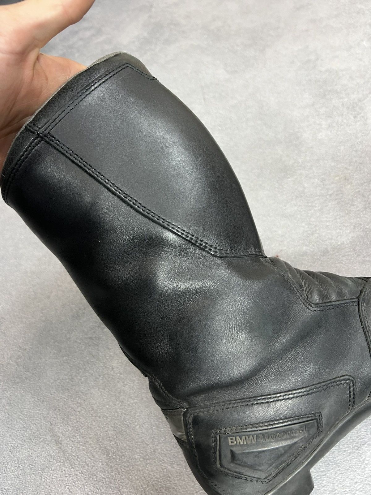 BMW VTG BMW LEATHER GUIDI KMRII STYLE BOOTS Size US 7 / EU 40 - 20 Thumbnail