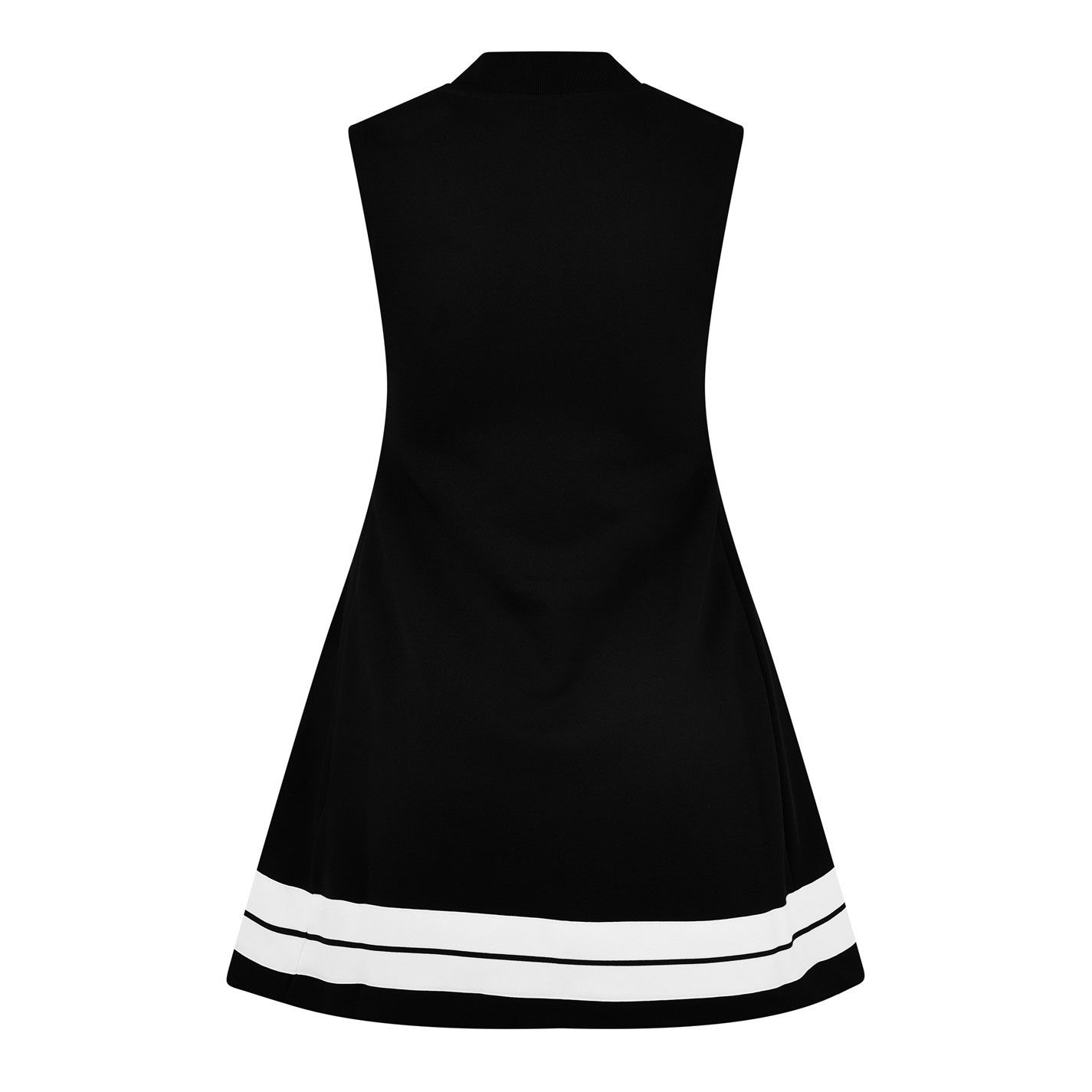 Palm Angels o1g2r1mq0425 Zip Up Track Dress in Black & White Size XS / US 0-2 / IT 36-38 - 2 Thumbnail