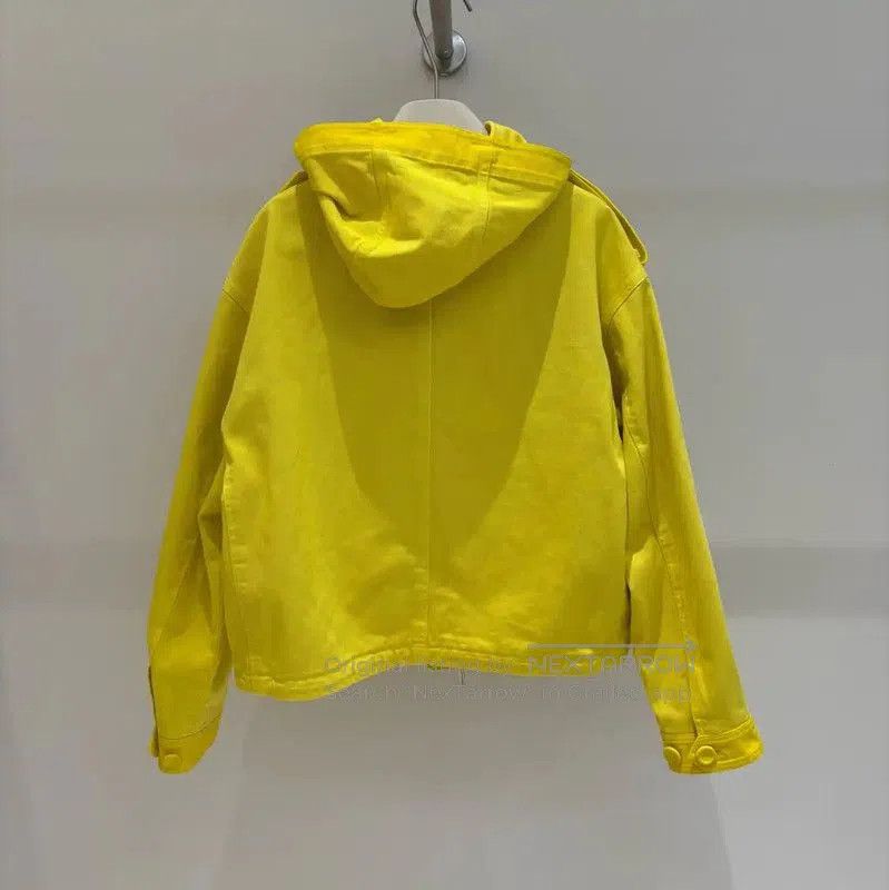 Dior Dior Yellow Cotton Logo Long Sleeve Jacket . Size US M / EU 48-50 / 2 - 3 Thumbnail
