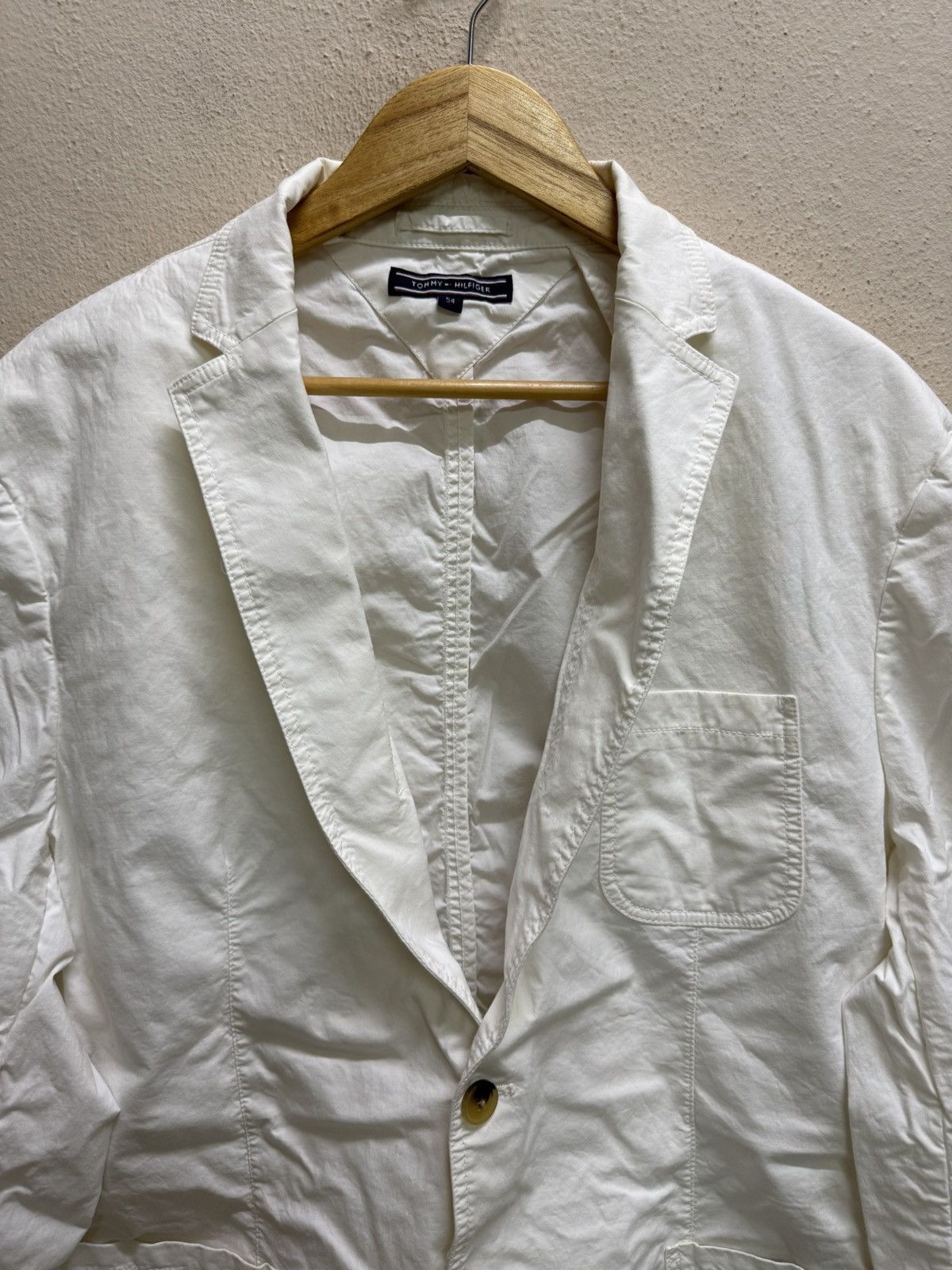Tommy Hilfiger Tommy Hilfiger Open Colar Blazer Jacket Cotton Size US M / EU 48-50 / 2 - 25 Thumbnail