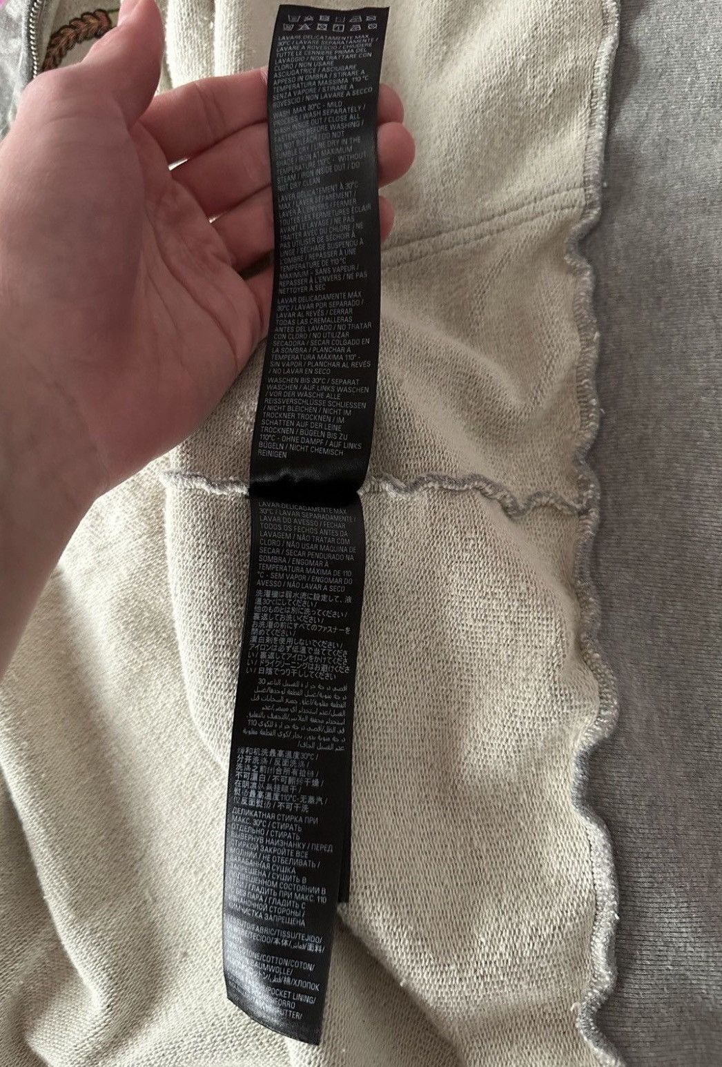 Balenciaga SS23 Balenciaga Skater Graffiti Distressed Zip Up Hoodie Size US M / EU 48-50 / 2 - 11 Thumbnail
