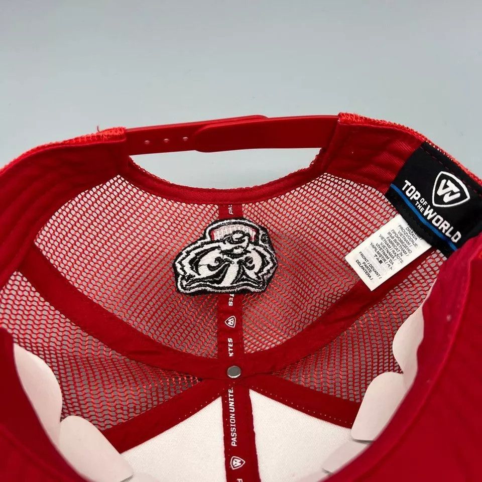 Top Of The World Wisconsin Badgers Trucker Hat Men Top of the World Snap Back Size ONE SIZE - 5 Thumbnail
