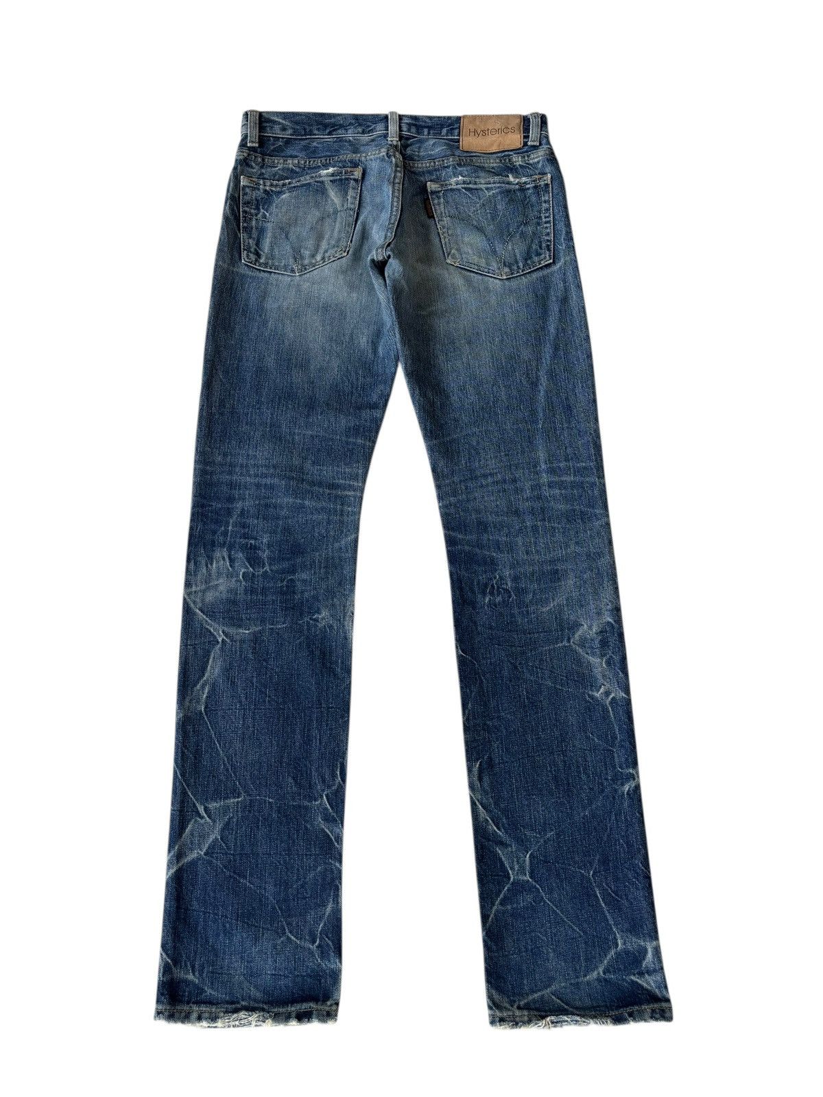 Hysteric Glamour × Undercover GRAIL🔥ARCHIVE HYSTERICS PUNK STUDDED DISTRESSED DENIM JEANS Size US 31 - 9 Thumbnail