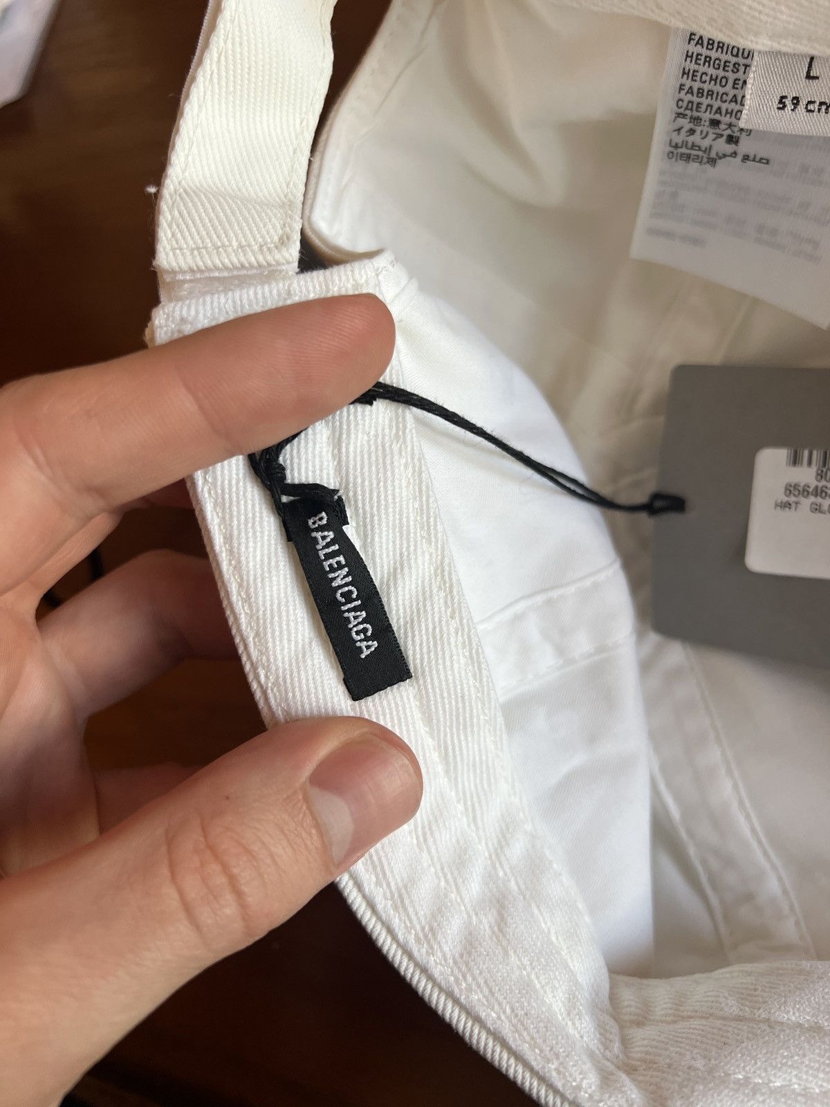 Balenciaga Balenciaga Glow in the Dark Cap - Size L (59cm) Size ONE SIZE - 8 Thumbnail