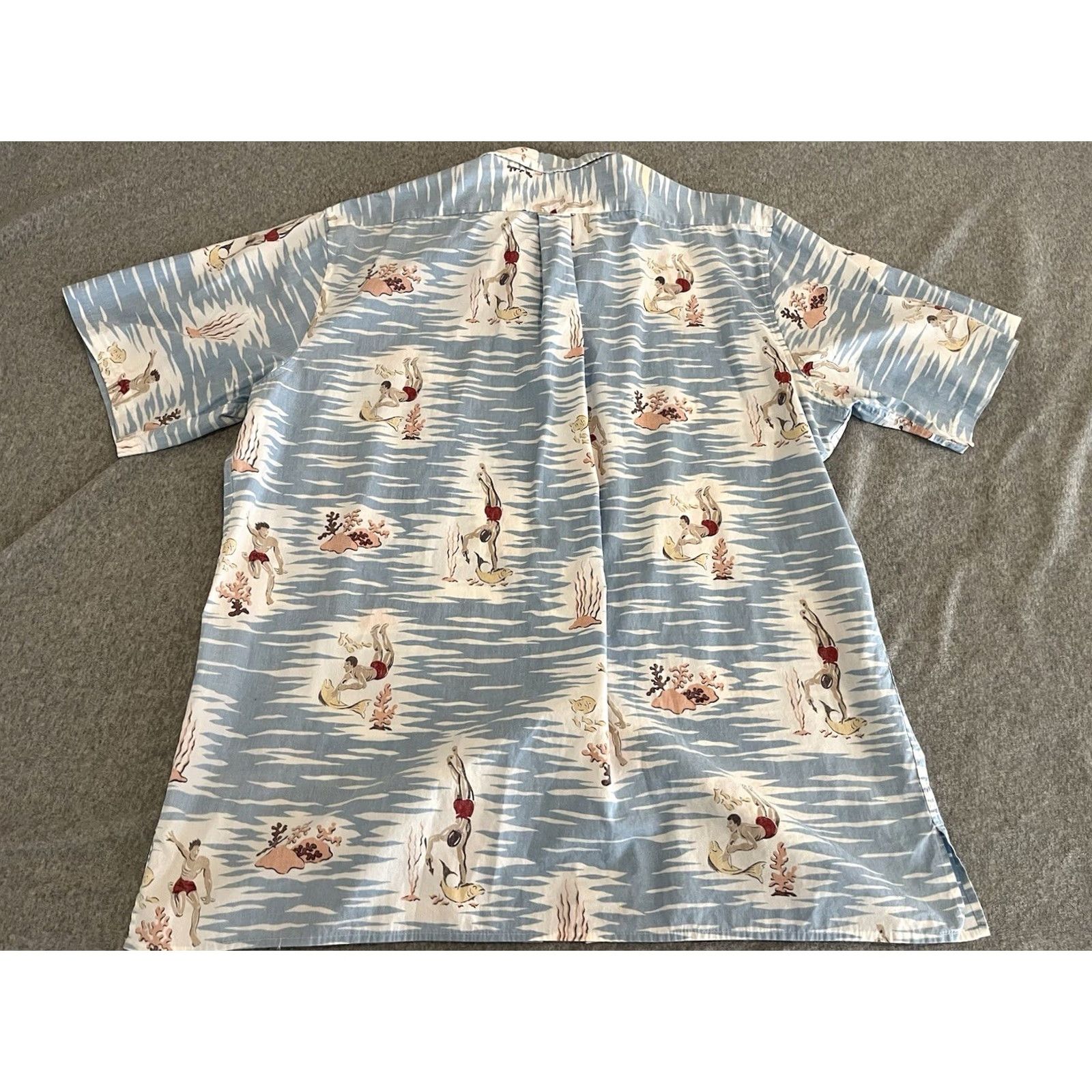 Reyn Spooner Reyn Spooner Hawaiian Shirt Fishes Mens 2XL Short Sleeve Button-Up Multicolor Beach Tropical Cotton Shirt Mens 2XL Size US XXL / EU 58 / 5 - 4 Thumbnail