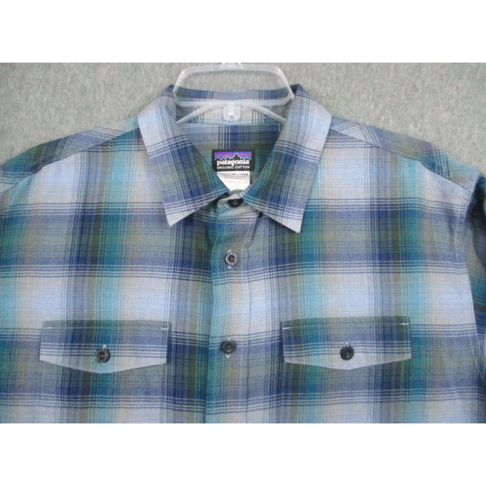 Vintage Kuhl The Law Flannel Shirt Plaid Blue Men's Medium Long Sleeve Shirt M Blue Plaid Logo Button-Up Casual Size US M / EU 48-50 / 2 - 4 Thumbnail