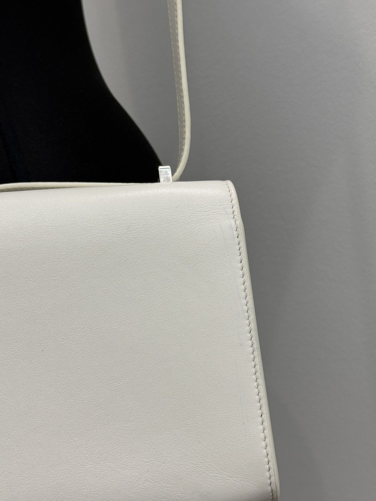 Savette Savette White Lether Shoulder Bag Size ONE SIZE - 6 Thumbnail