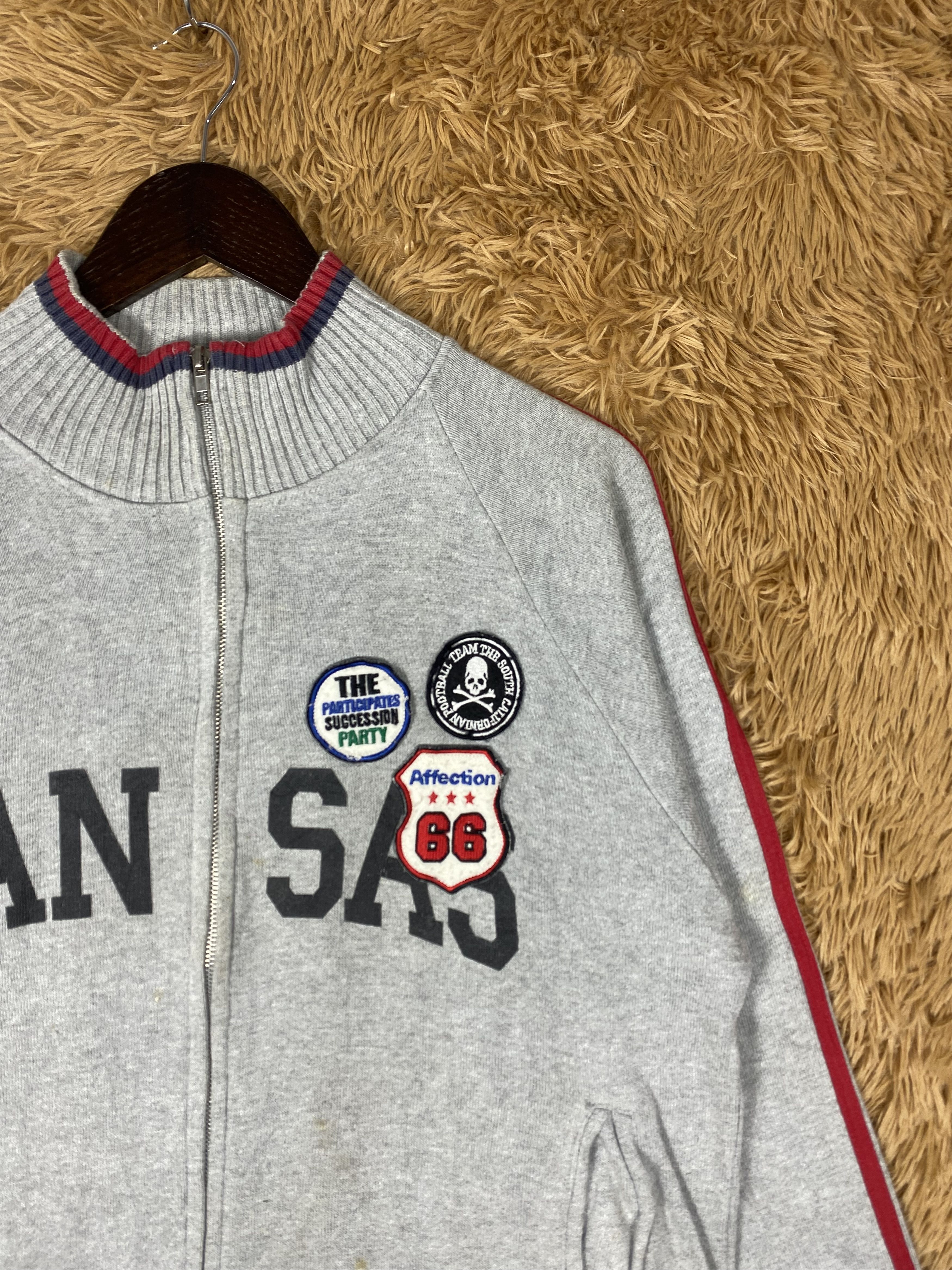MLB Vintage Kansas Zip Up Sweatshirts DJ0501 Size US M / EU 48-50 / 2 - 3 Thumbnail
