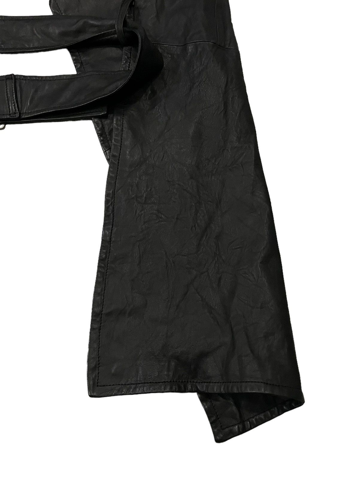 Limi Feu Limi Feu Yohji Yamamoto Punk Belted Leather Jacket Size S / US 4 / IT 40 - 10 Thumbnail