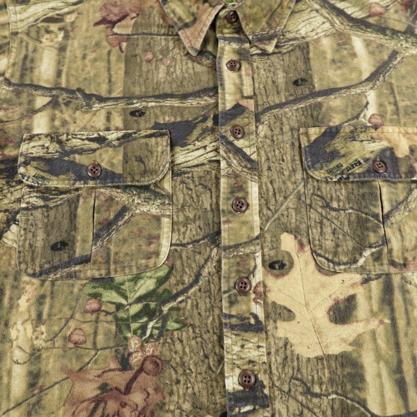 Vintage VINTAGE Cabela's Brown Camo Button-Up Shirt Mens Large Long Sleeve Twill Hunting Casual Size US L / EU 52-54 / 3 - 3 Thumbnail