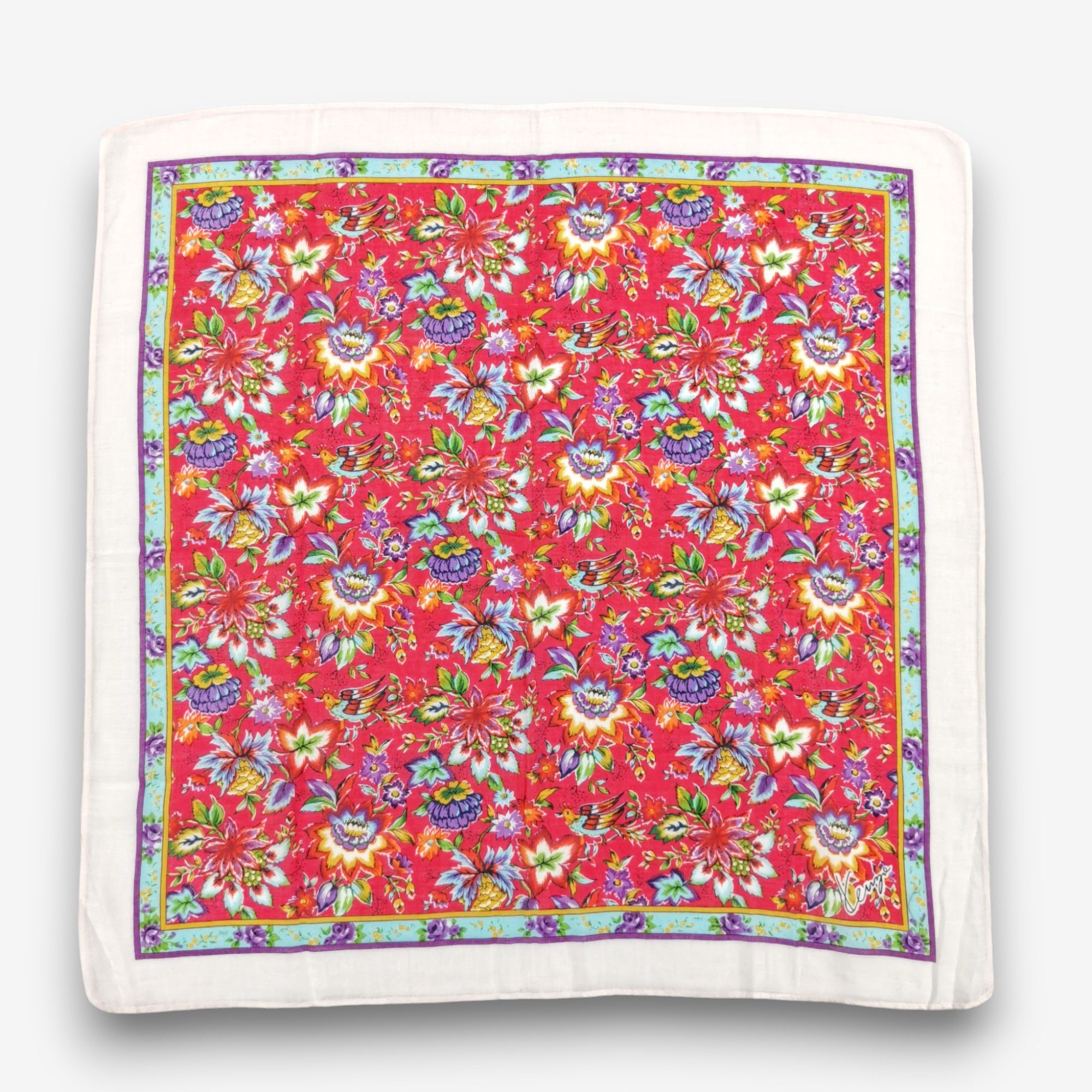 Kenzo Vintage Kenzo Handkerchief Pocket Square Bandana Size ONE SIZE - 1 Thumbnail