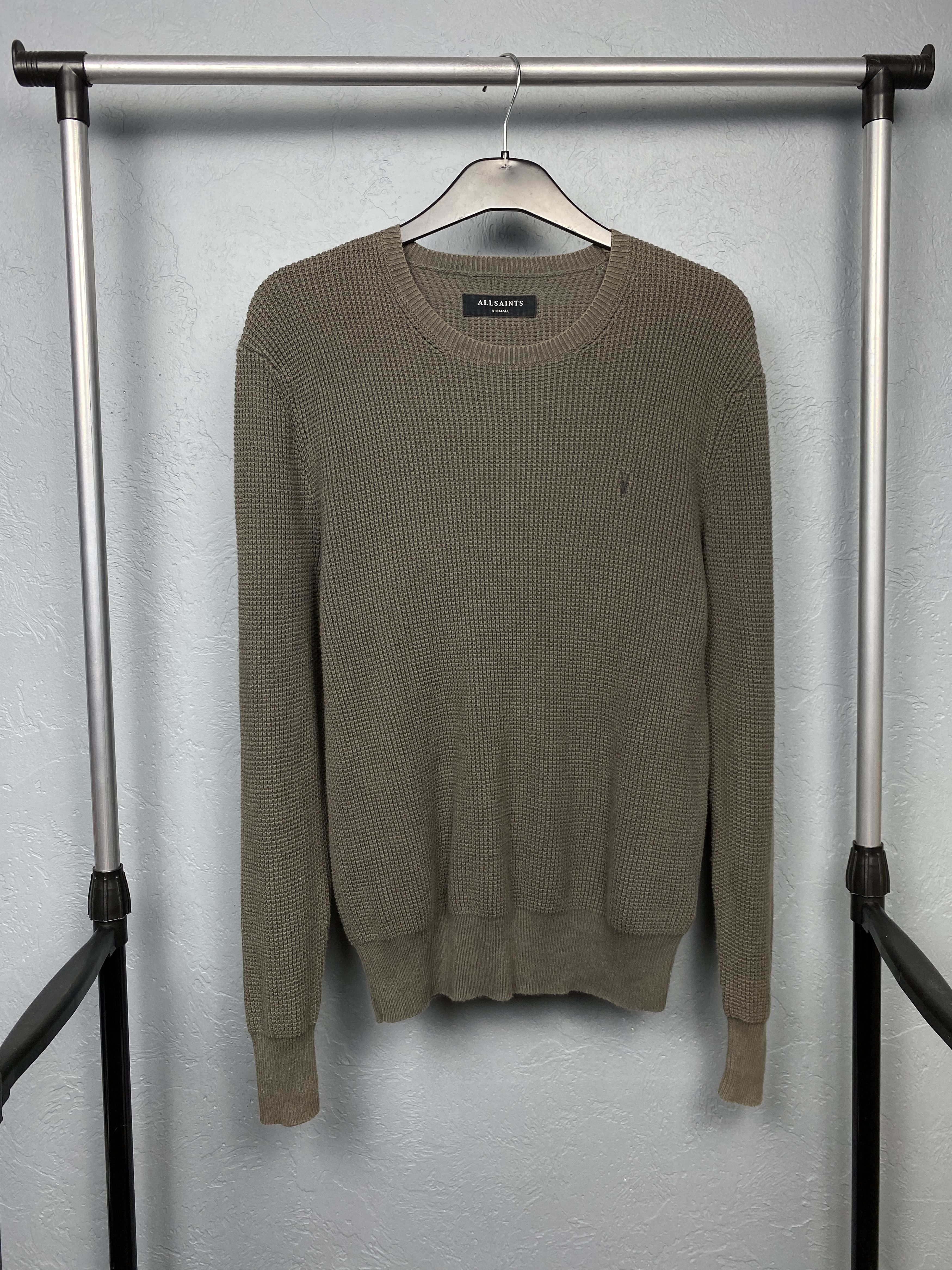 Allsaints Allsaints Mens Trias Crew Neck Knit Sweater Size US XS / EU 42 / 0 - 1 Thumbnail