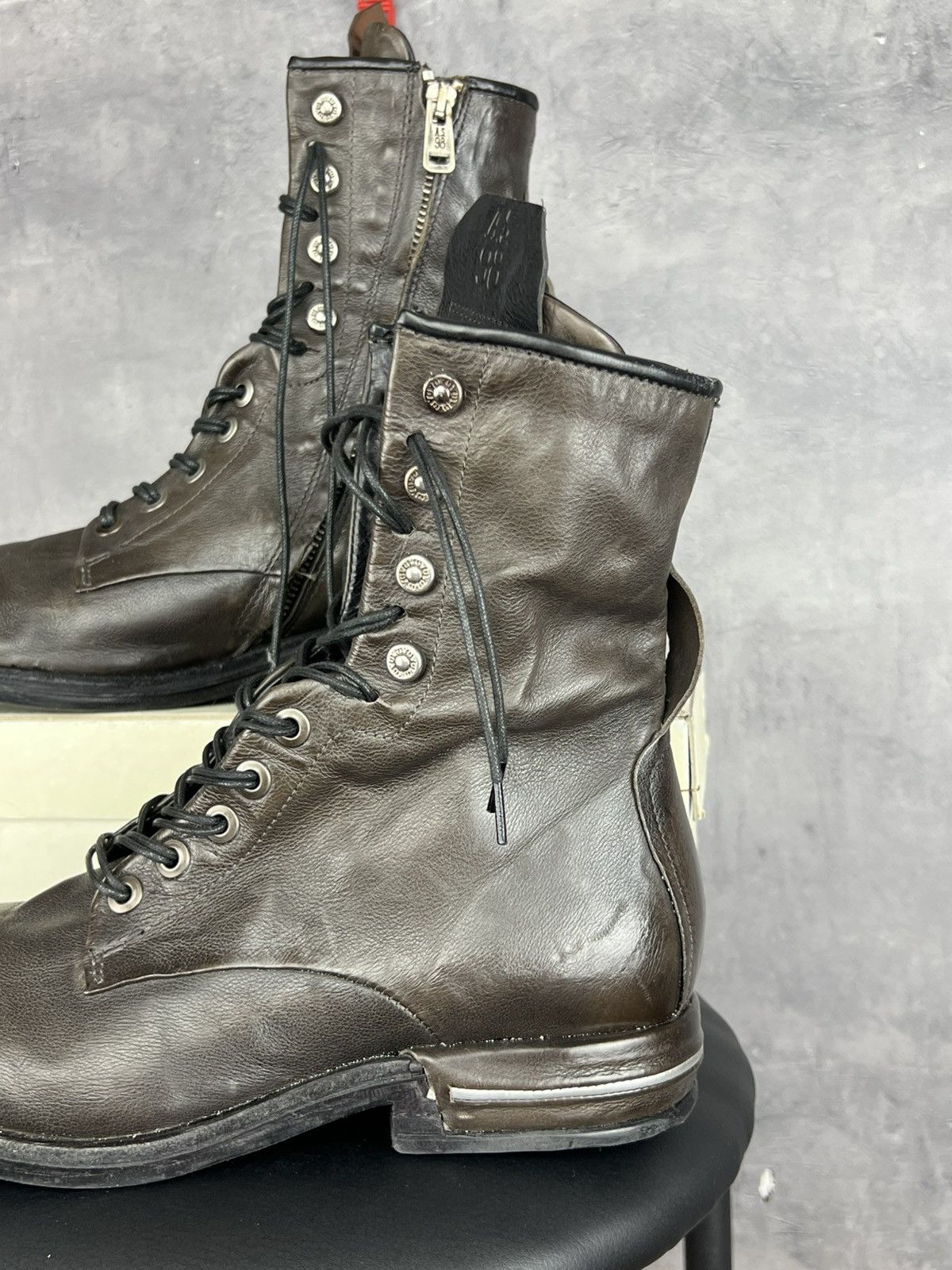 A.S.98 A.S 98 Airstep Brown Leather Boots Size EU41 Size US 11 / IT 41 - 8 Thumbnail