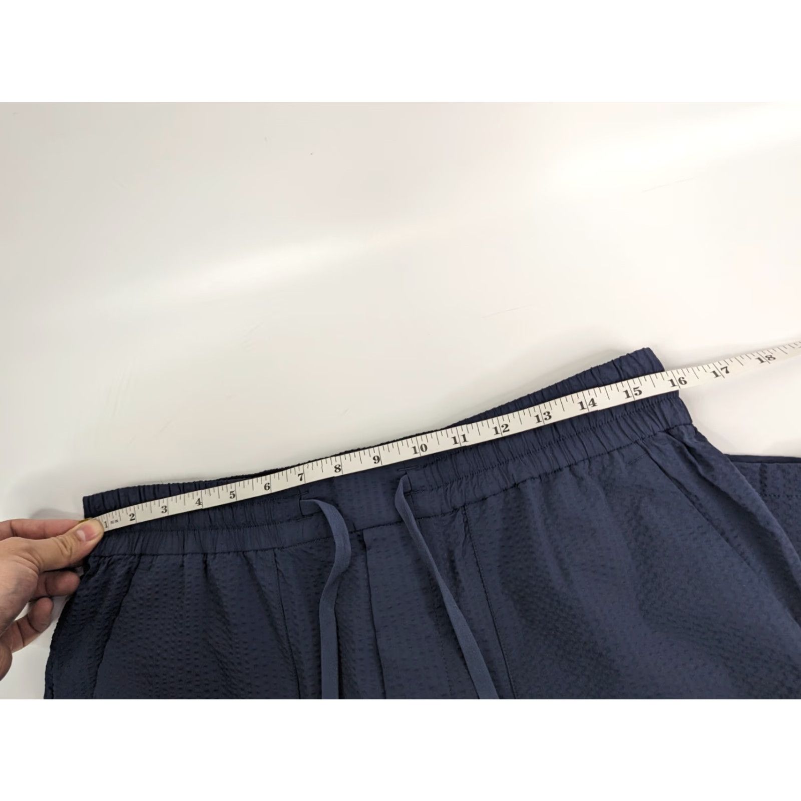 Lululemon Lululemon Mens Bowline Pants in Graphite Navy Size L Stretch Drawstring Chino Casual Workwear 30 in Inseam Regular Front Flat Pocket Slash Pocket Mens Size US 33 - 7 Thumbnail