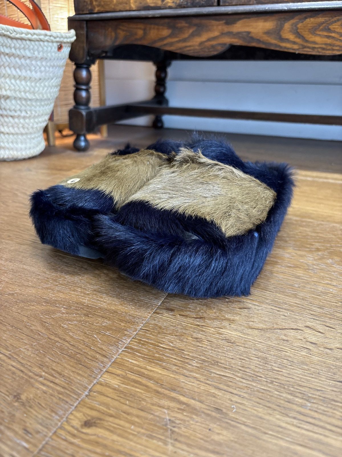 Marni These are Marni calf hair mules in a blue and brown colorway Size US 6 / IT 36 - 6 Thumbnail