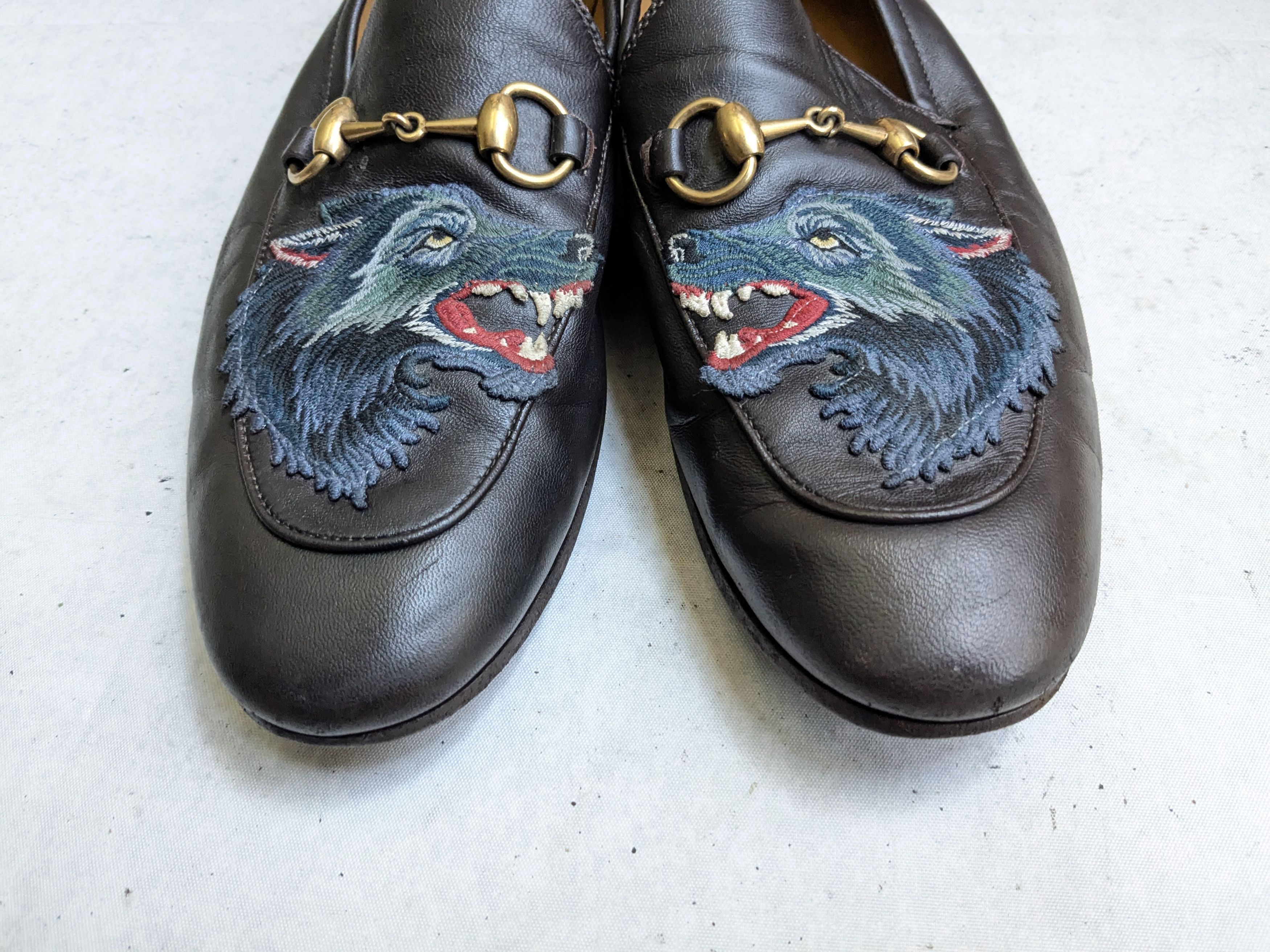 Gucci Gucci Horsebit Loafers Brown Leather 9.5 Wolf Size US 9.5 / EU 42-43 - 2 Thumbnail