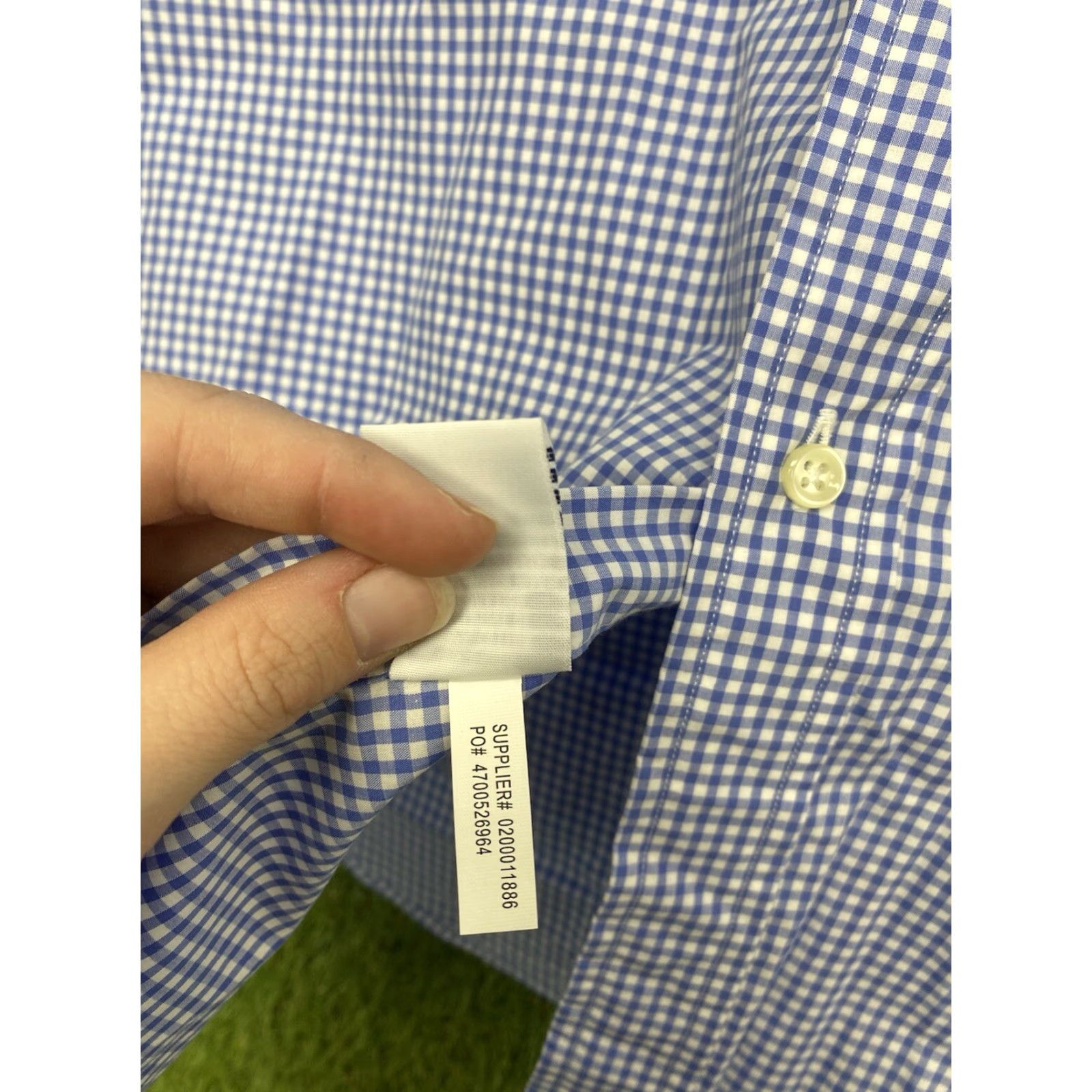 Ralph Lauren Ralph Lauren Shirt Mens Large Blue White Gingham Check Button-Down Polo Lauren Big Pony 2000s Casual Professional Womens? No. Size US L / EU 52-54 / 3 - 5 Thumbnail
