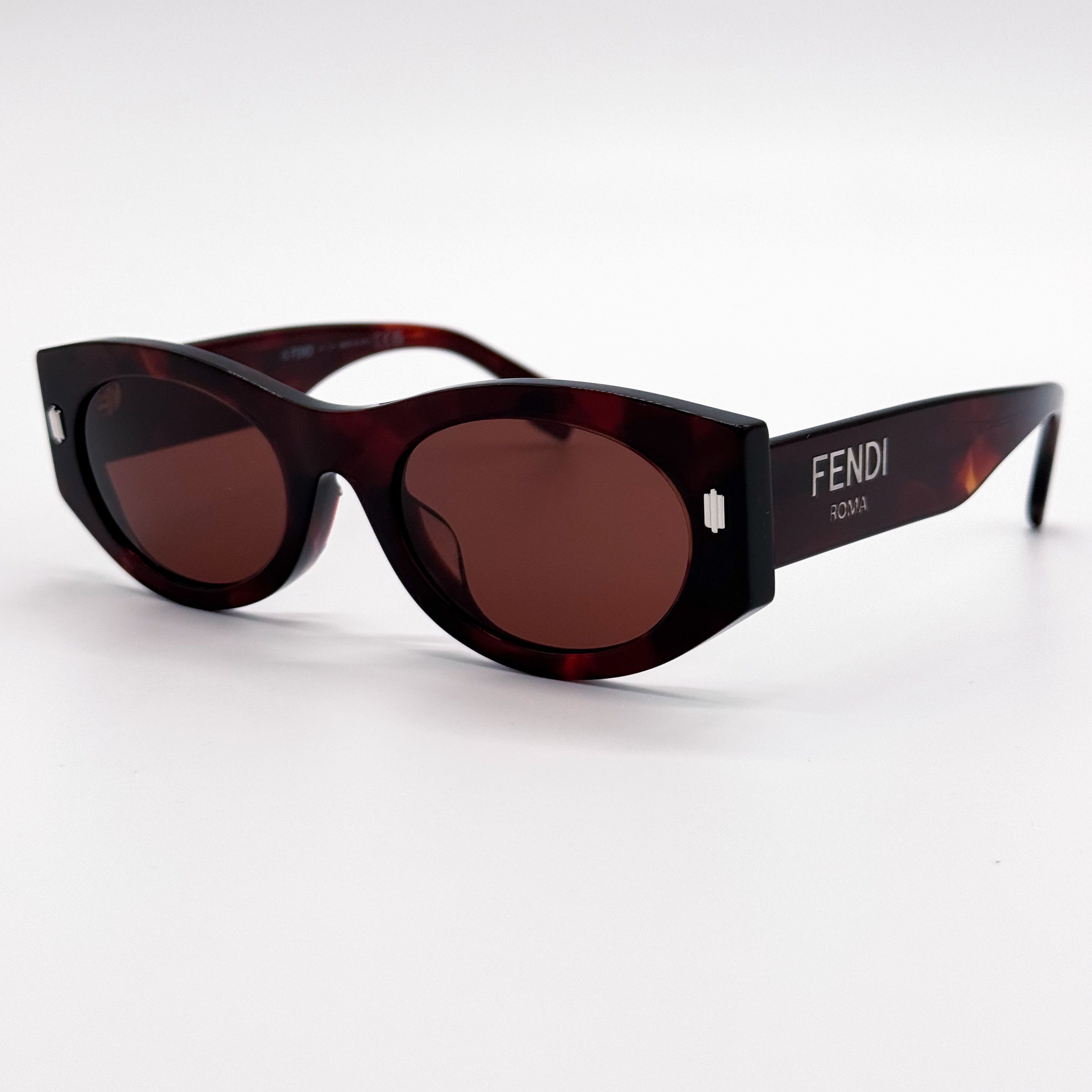 Fendi NEW FENDI FE40125F 54S WOMEN BURGUNDY SUNGLASSES Size ONE SIZE - 2 Thumbnail