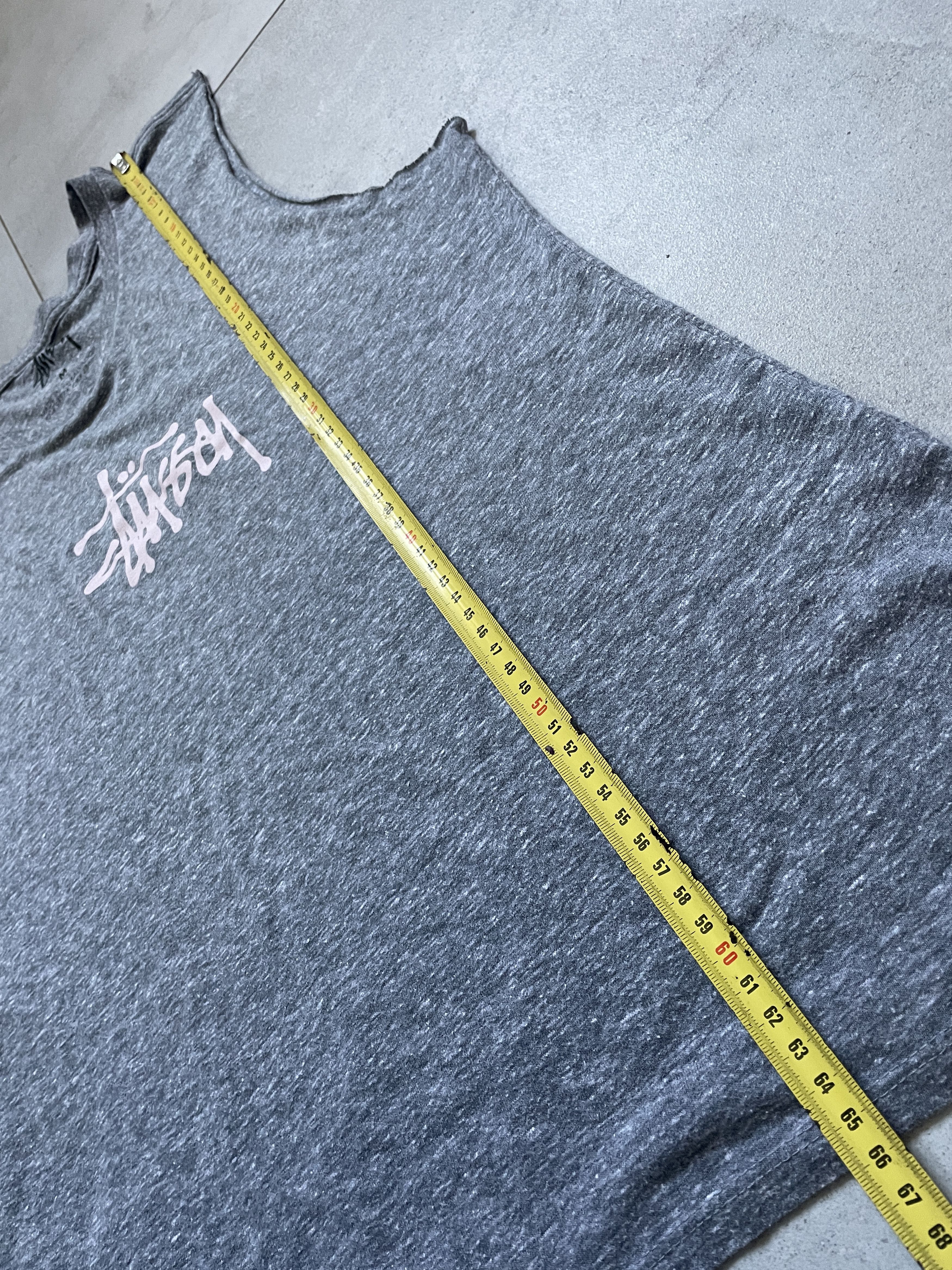 Stussy Y2K STUSSY GRAY PINK LOGO TANK TOP Size US M / EU 48-50 / 2 - 5 Thumbnail