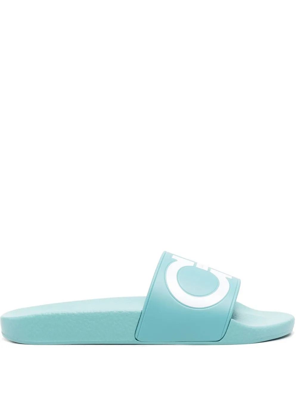 Salvatore Ferragamo o1y0426 Slippers in Turquoise/White Size US 6 / IT 36 - 1 Thumbnail