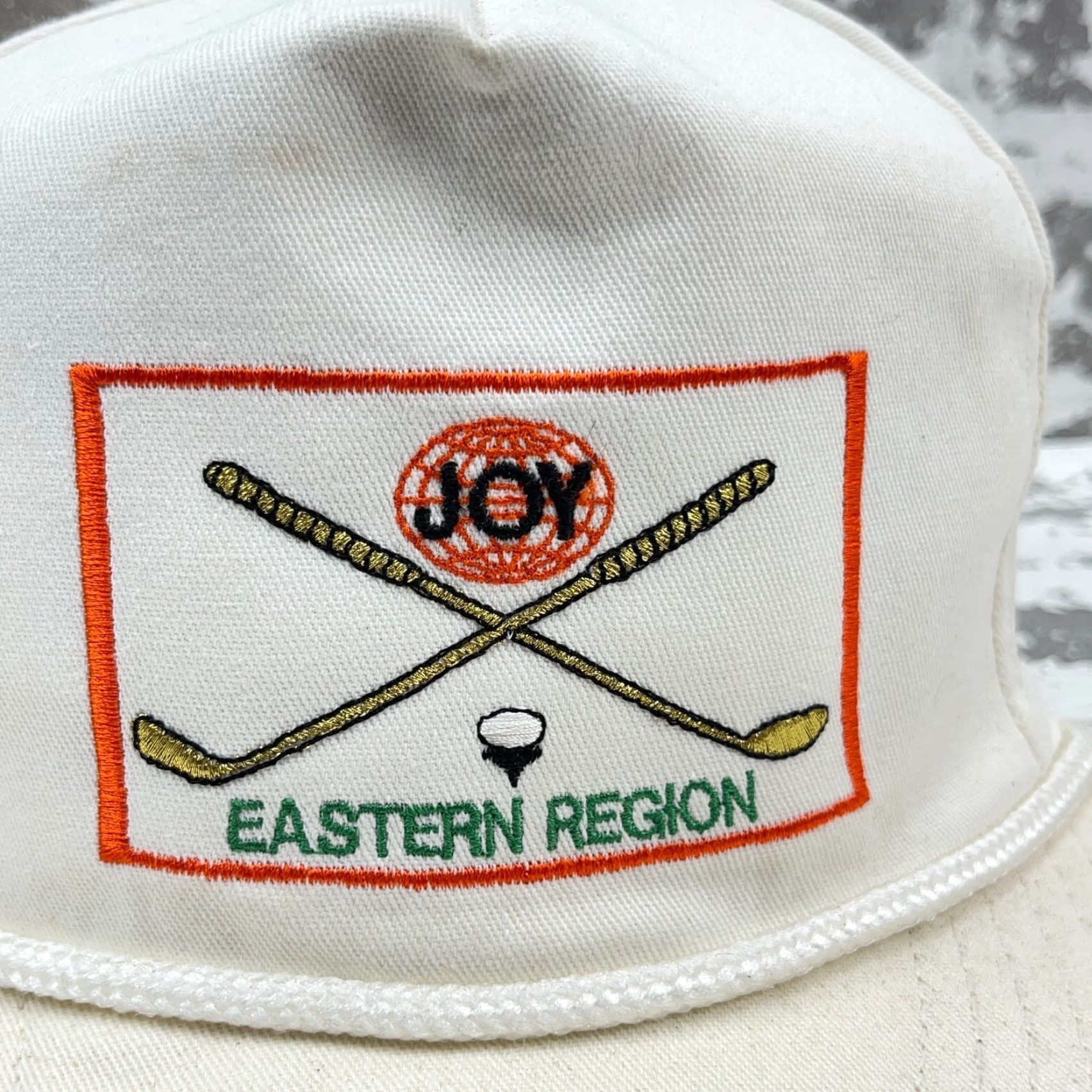 Coal VINTAGE Joy Global Hat Cap Strap Back Coal Mine Mining Miner Rope 80s 90s Golf Size ONE SIZE - 3 Thumbnail