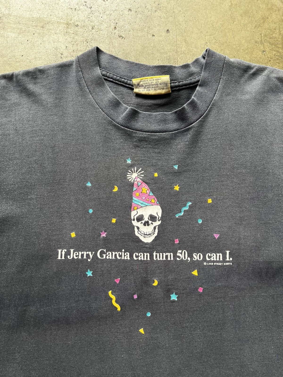 Vintage ‘90s If Jerry Garcia Can Turn 50 Band Tee Shirt Humor Parody Size US XL / EU 56 / 4 - 3 Thumbnail