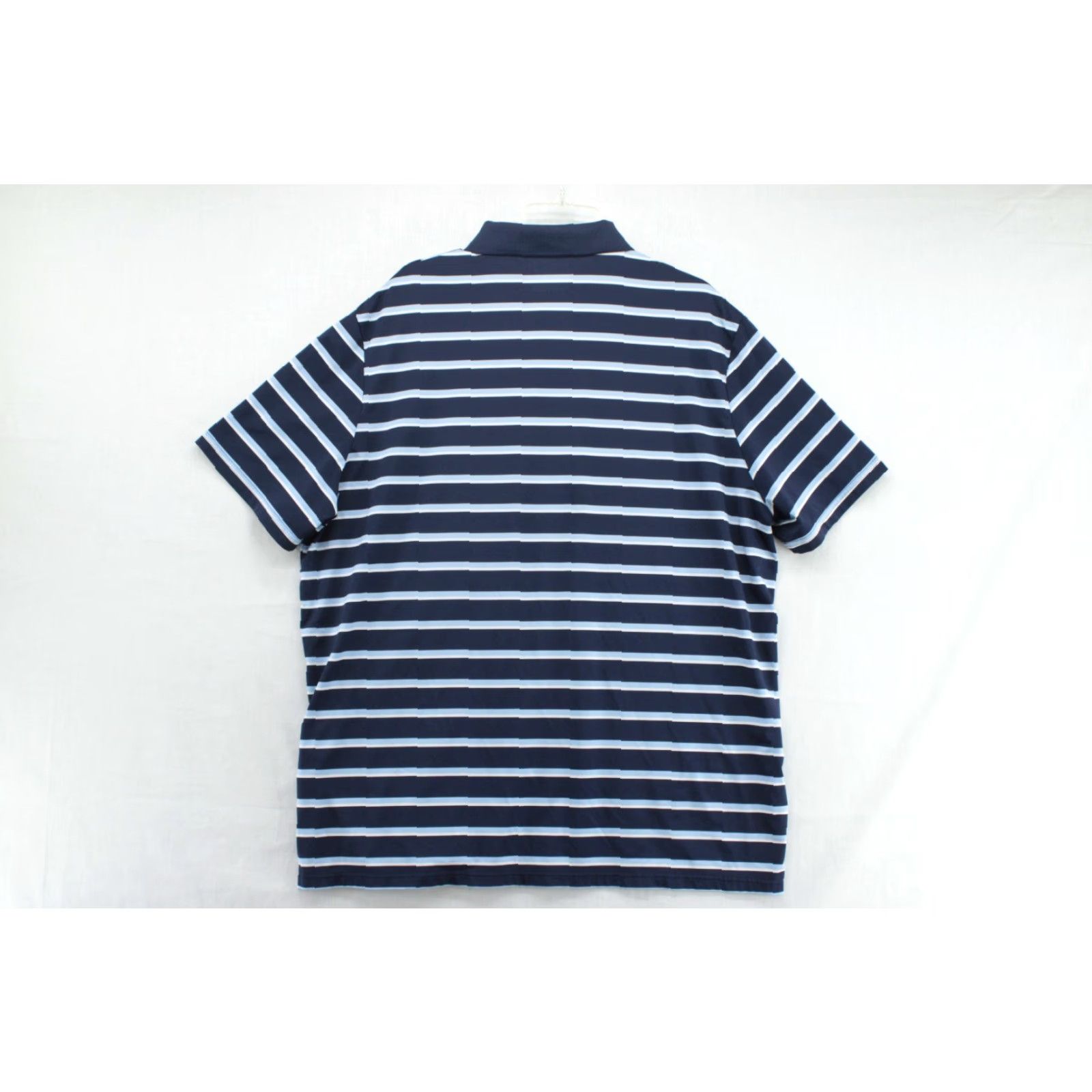 Polo Ralph Lauren Polo Ralph Lauren Shirt Mens 2XL Navy Blue Striped Performance Pony Short Sleeve Size US XXL / EU 58 / 5 - 3 Thumbnail