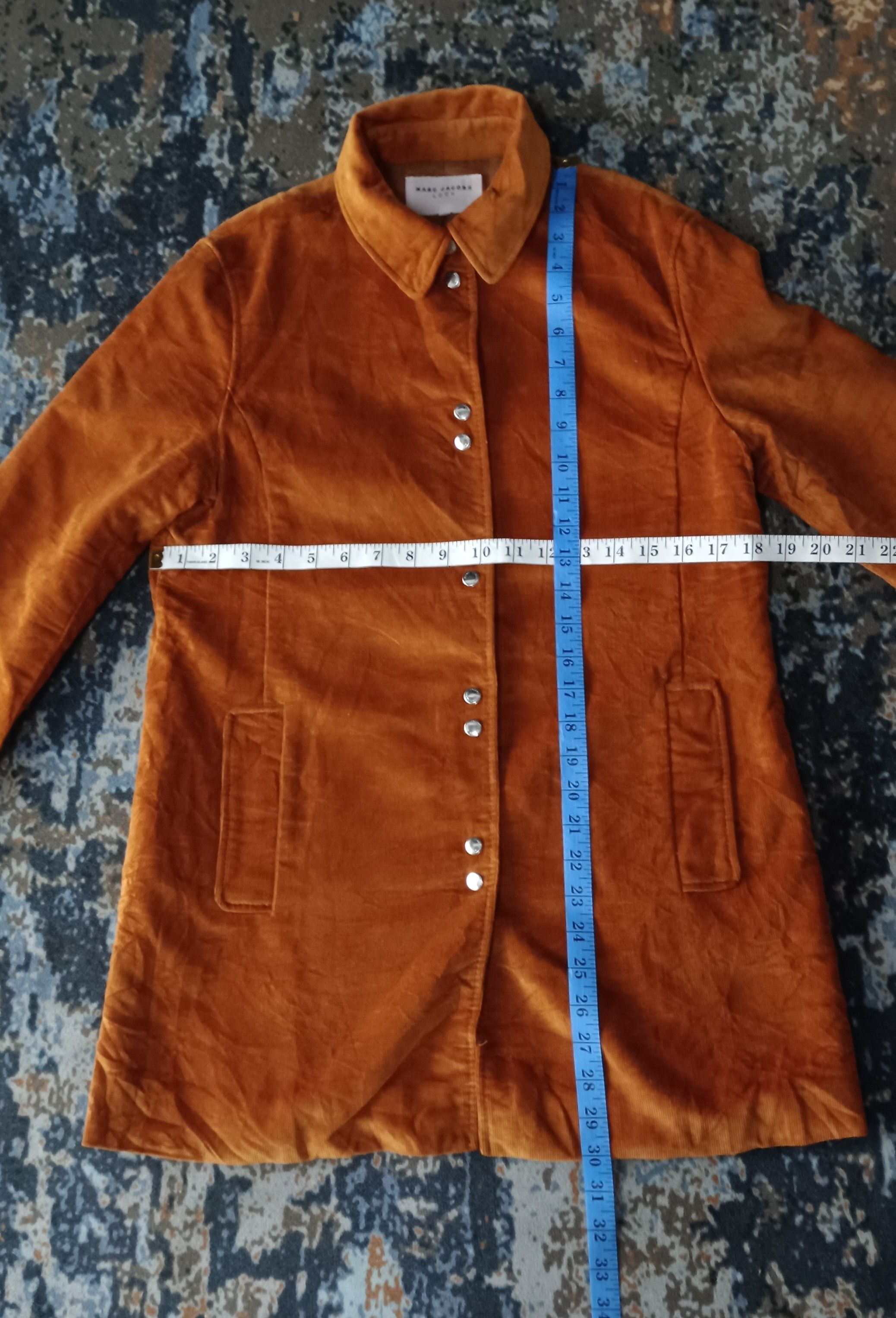 Marc Jacobs MARC JACOBS LOOK CORDUROY SNAP BUTTON JACKET Size US S / EU 44-46 / 1 - 16 Thumbnail