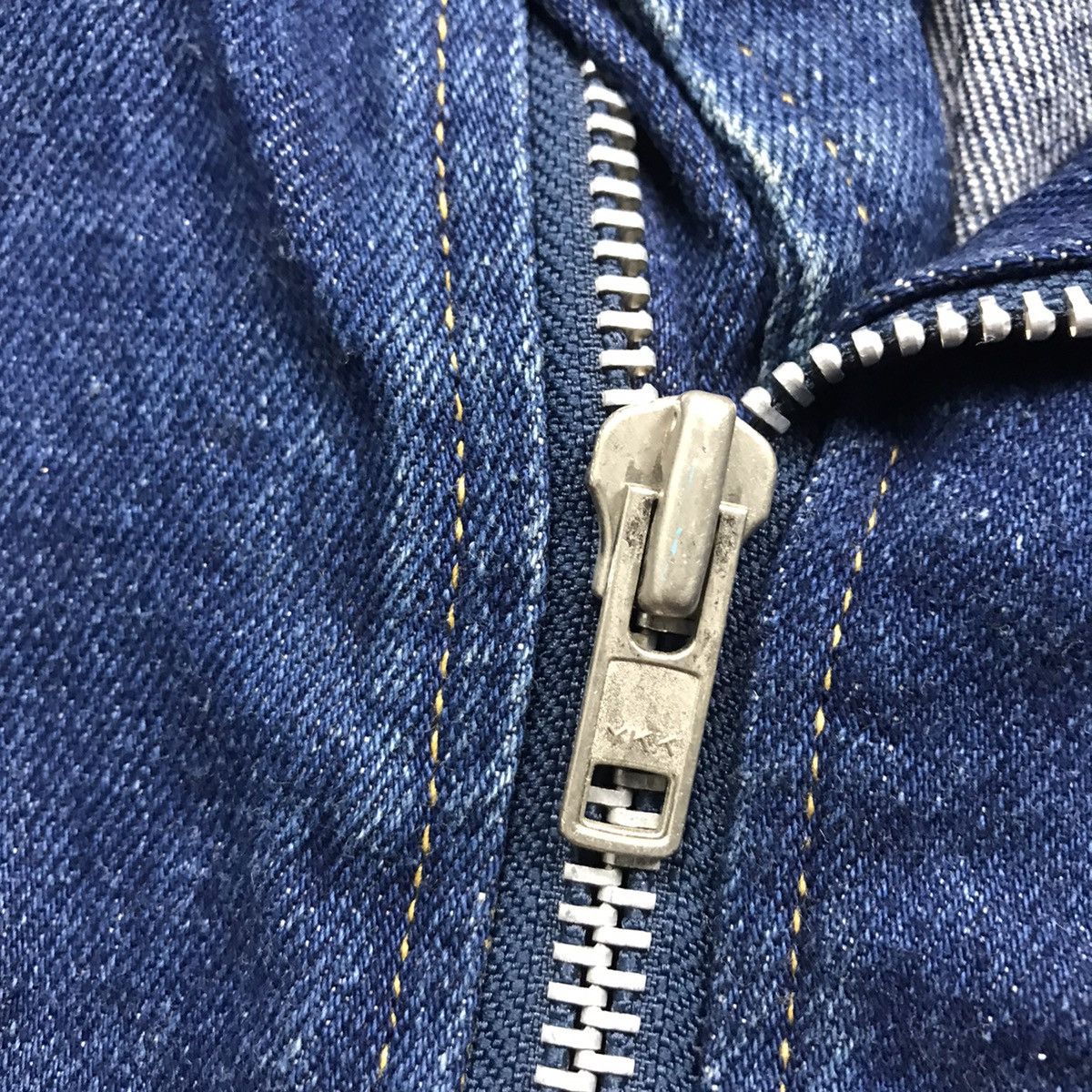 Designer × Japanese Brand 🔥DOUBLE COLLAR DENIM GEMBONY DENIM JACKET Size US M / EU 48-50 / 2 - 5 Thumbnail