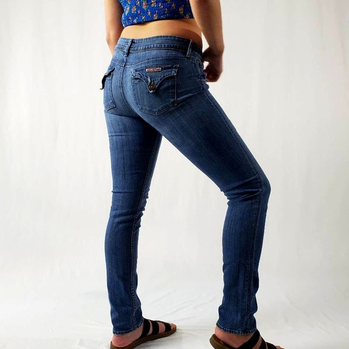 Hudson Vintage Y2K Hudson Napo Collin Flap Low Rise Jeans - 29 Size 29" - 2 Thumbnail