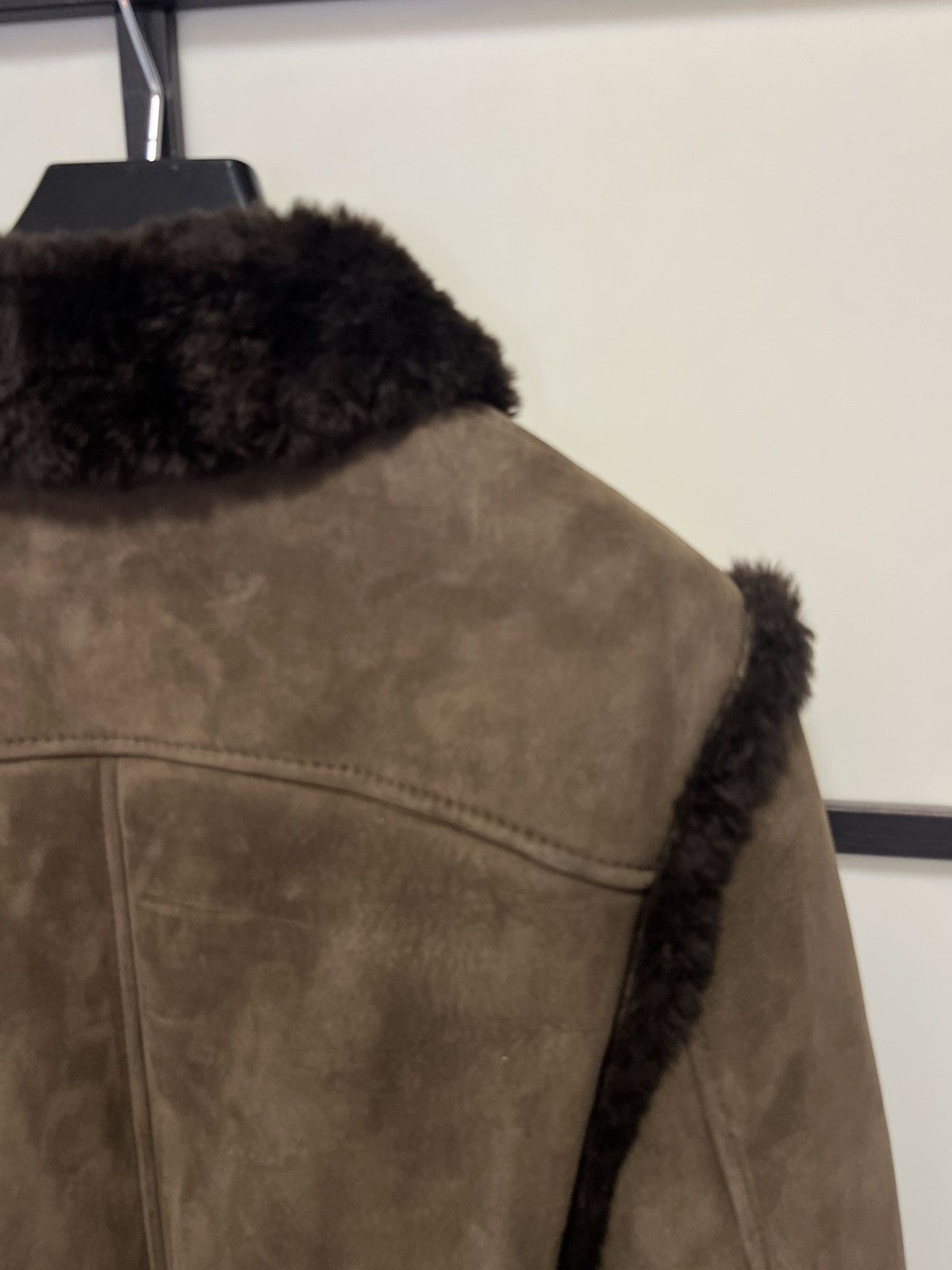 Celine × Hedi Slimane UNRELEASED - FW20 Brown Shearling Jacket Size US S / EU 44-46 / 1 - 12 Thumbnail