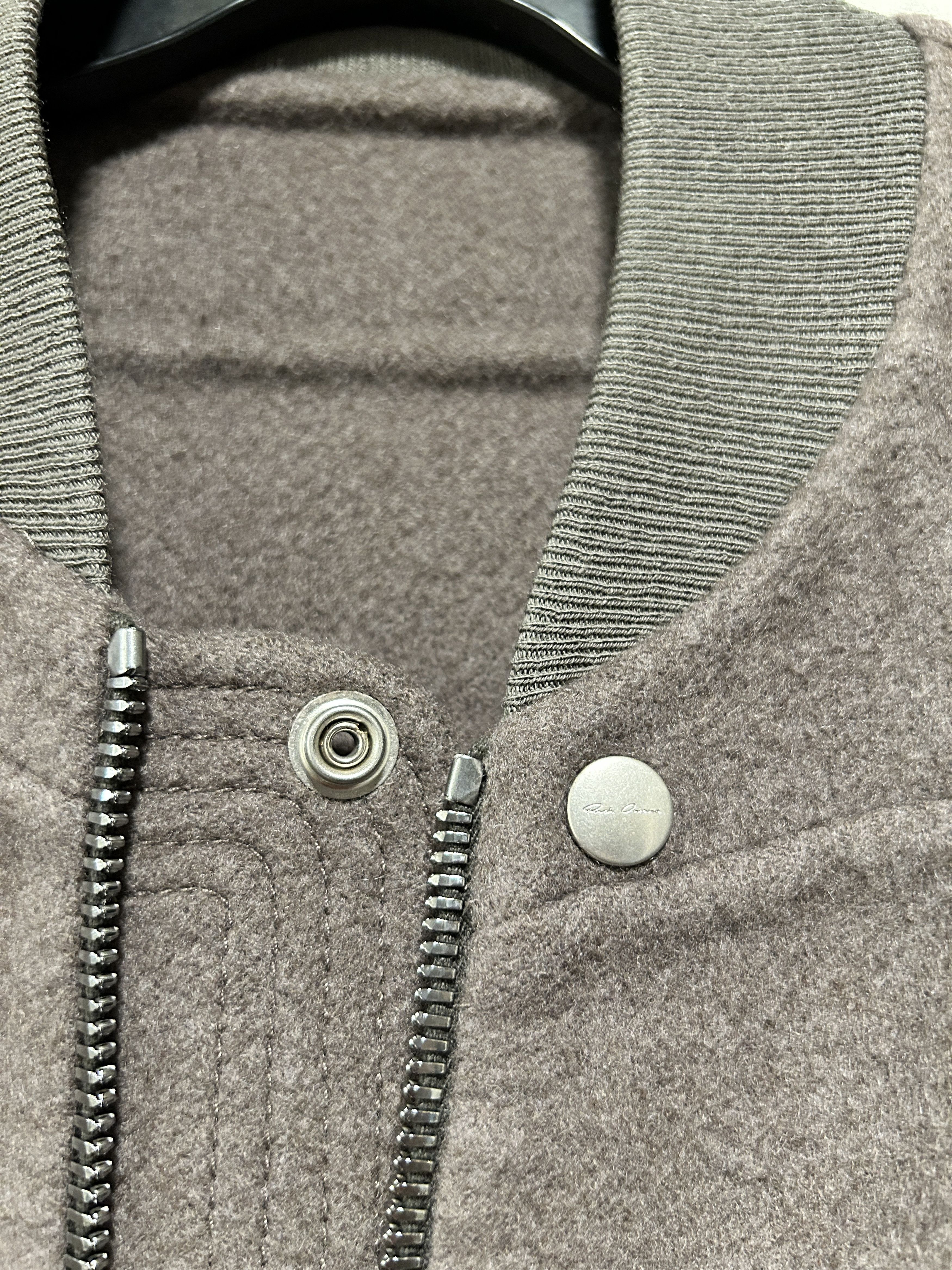 Rick Owens Girdered flight jacket dust f/w 21 gethsemane cashmere Size US M / EU 48-50 / 2 - 3 Thumbnail