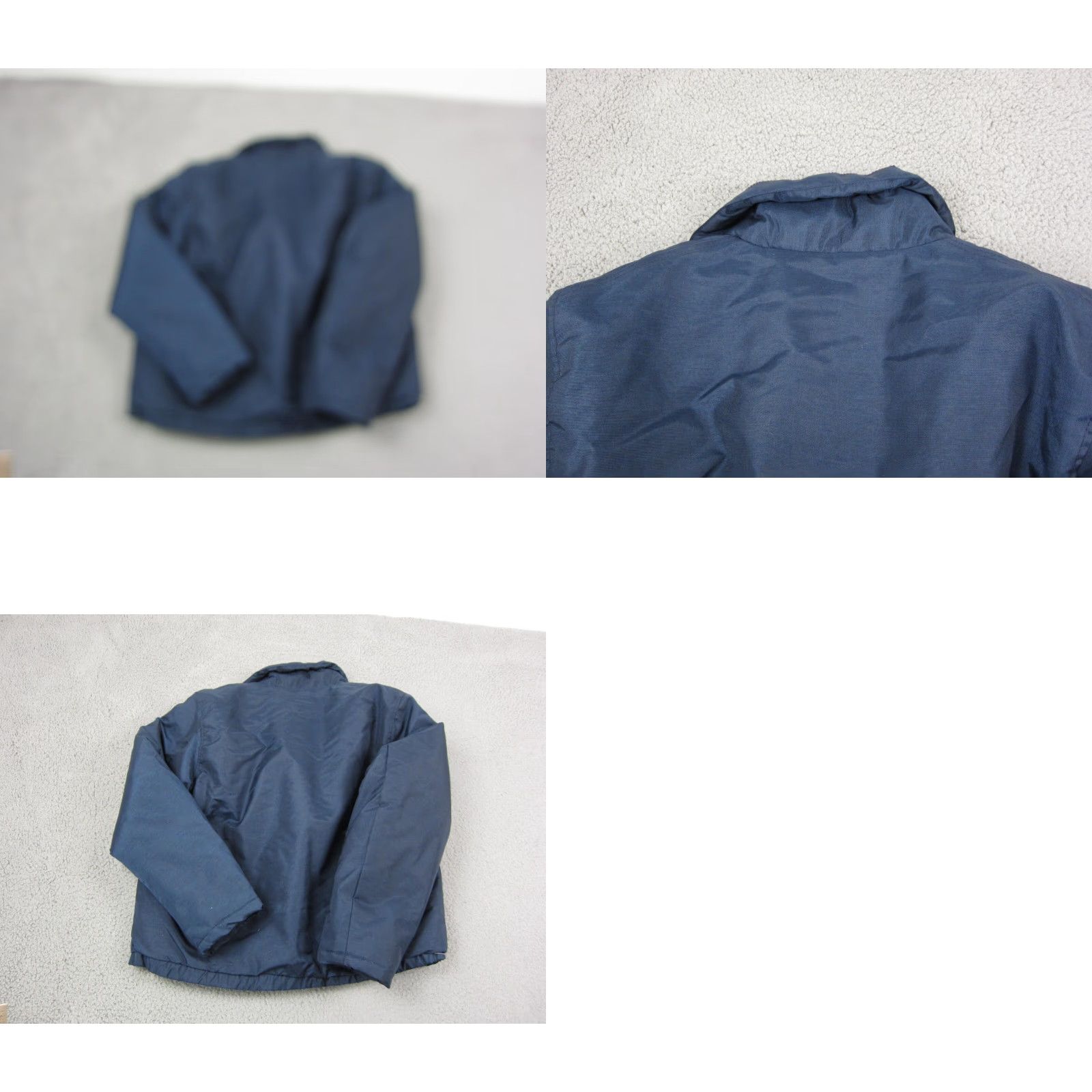 Vintage VINTAGE Wyman Jacket XL Blue Parka Mens - Adult - Regular Fit - Full Zip - Quilted Lined - Nylon Canvas - 80s Outdoor Theme Size US XL / EU 56 / 4 - 9 Thumbnail
