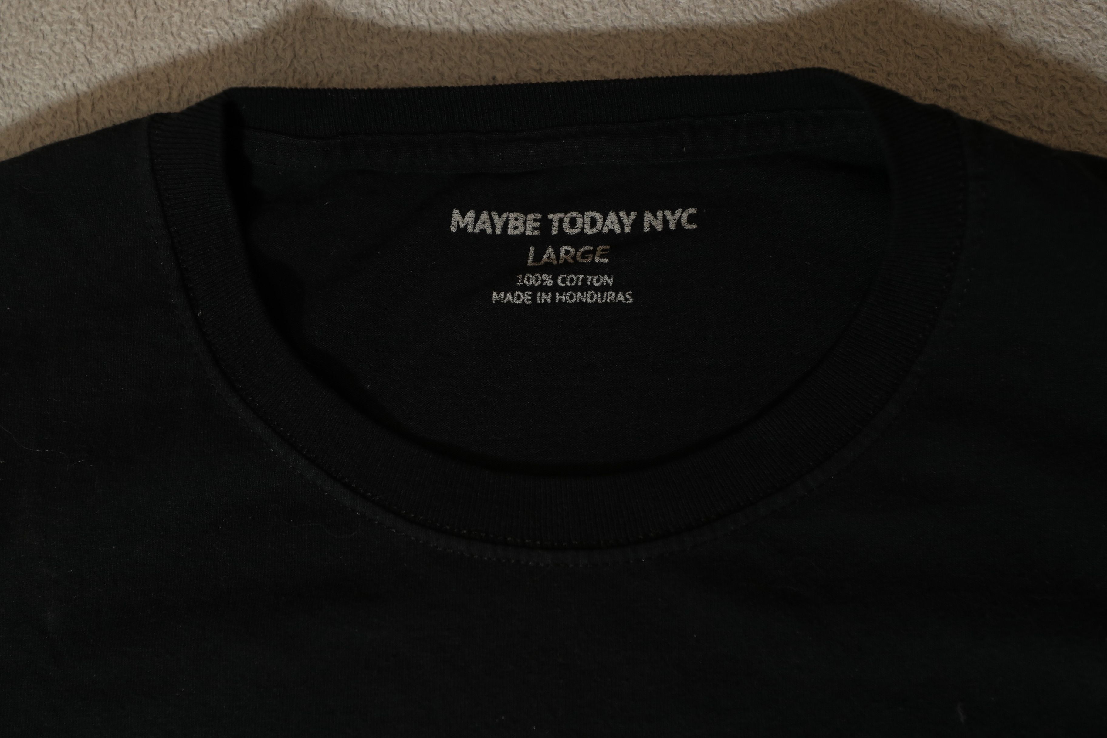 Other Maybe Today Raw Hem Tee (L) Size US L / EU 52-54 / 3 - 3 Thumbnail