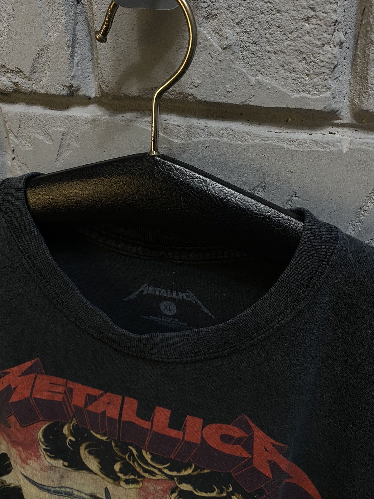 Metallica × Vintage Rock t shirt Metalica Sz Xl Size US XL / EU 56 / 4 - 4 Thumbnail